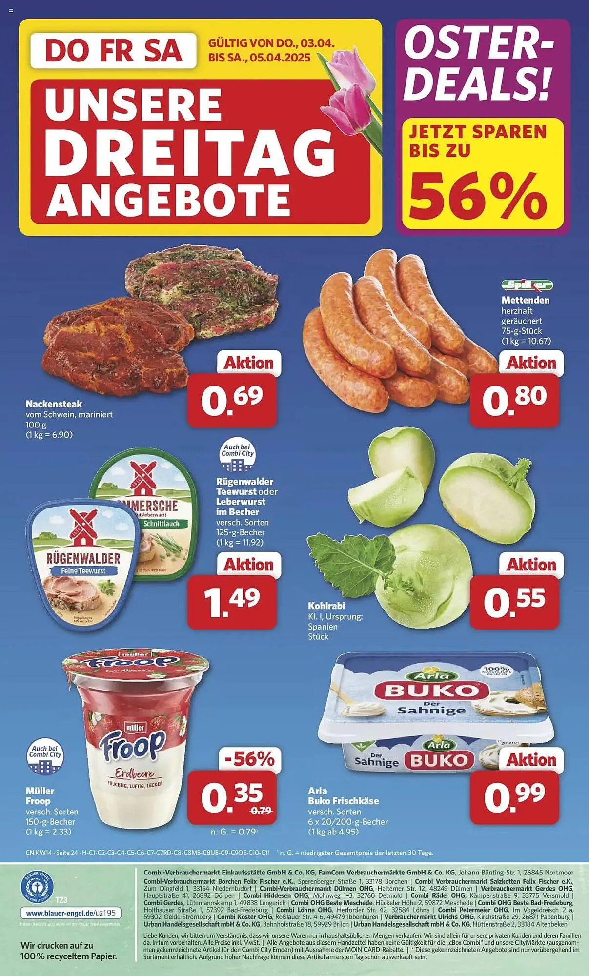 Combi Prospekt von 31. März bis 5. April 2025 - Prospekt seite 29