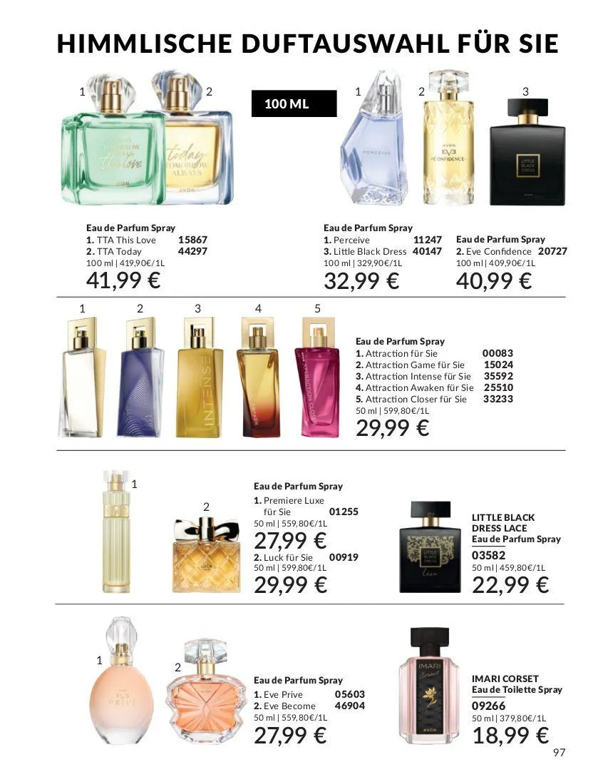 Avon Aktueller Prospekt von 19. März bis 2. April 2025 - Prospekt seite 97