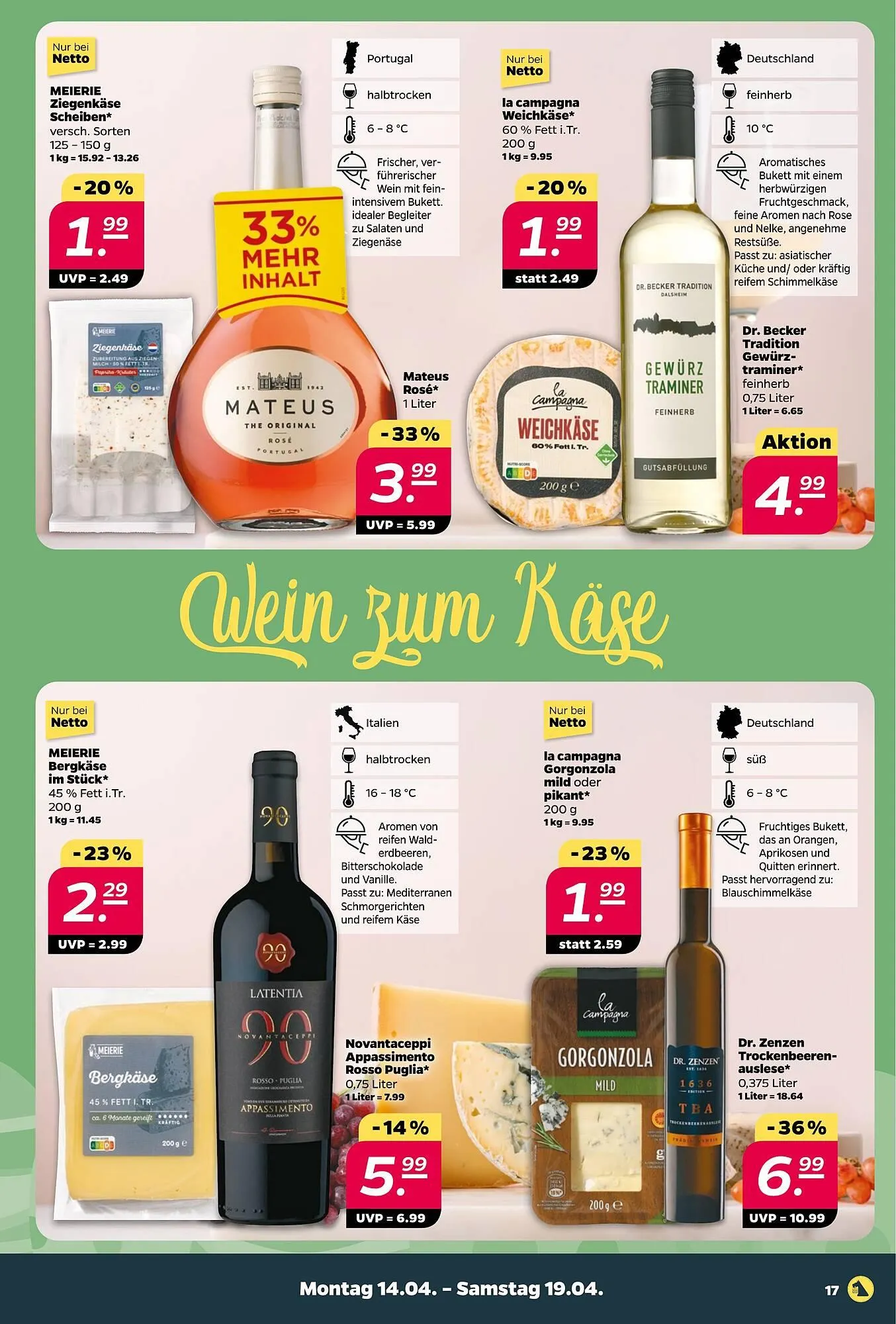 NETTO Prospekt von 14. April bis 19. April 2025 - Prospekt seite 17