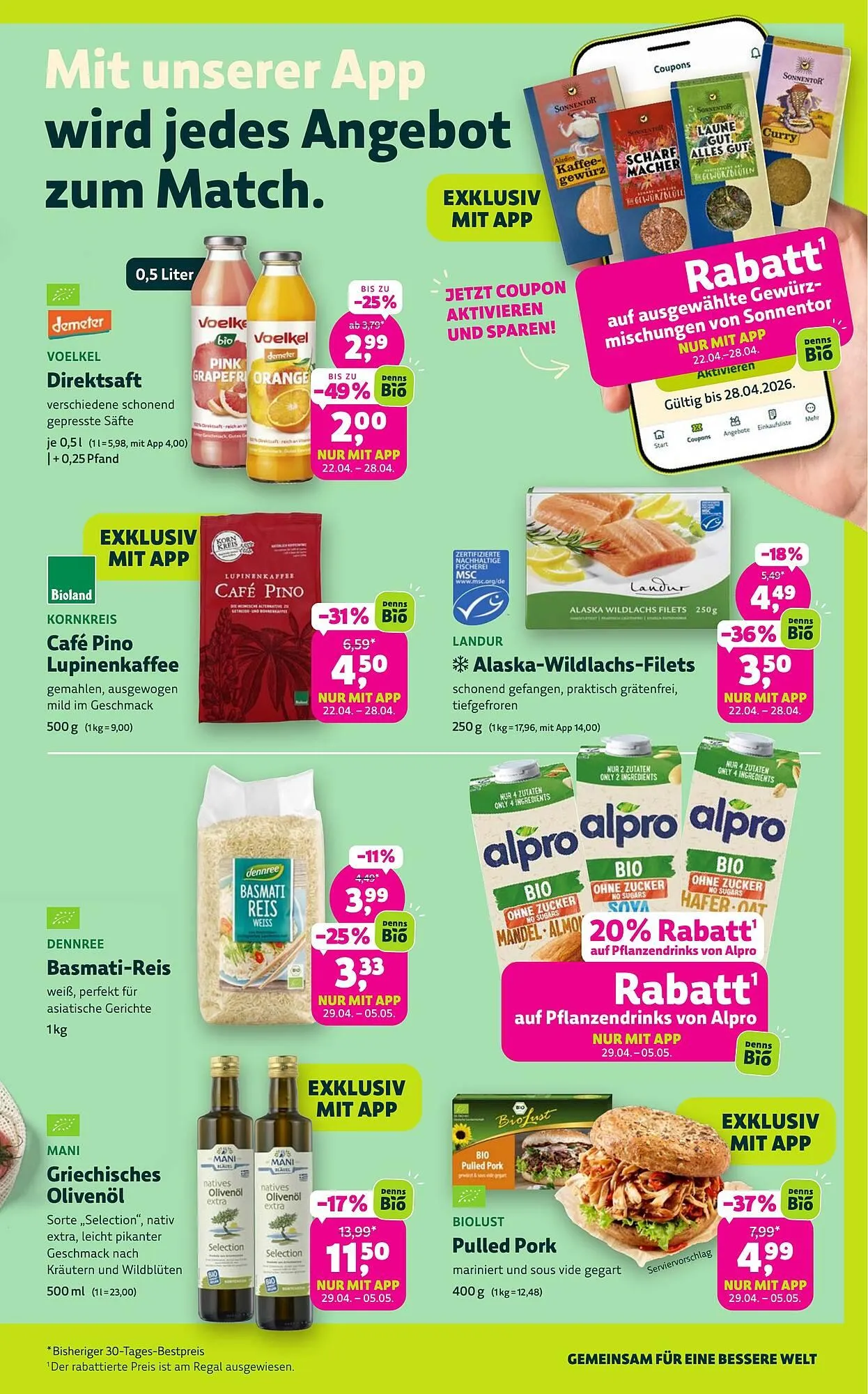 Aleco Biomarkt Prospekt von 22. April bis 5. Mai 2026 - Prospekt seite 3