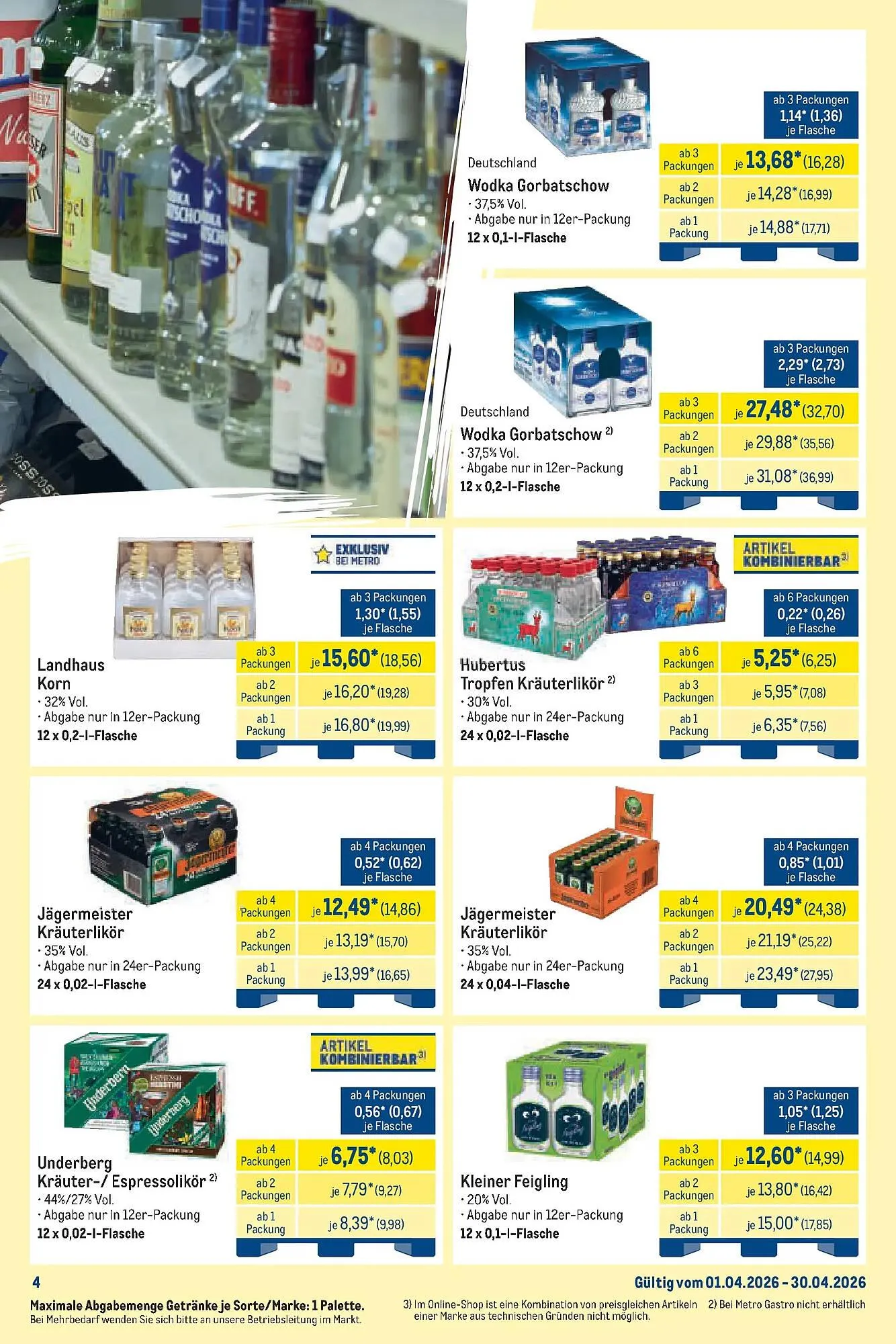 METRO Prospekt von 22. März bis 28. März 2026 - Prospekt seite 4