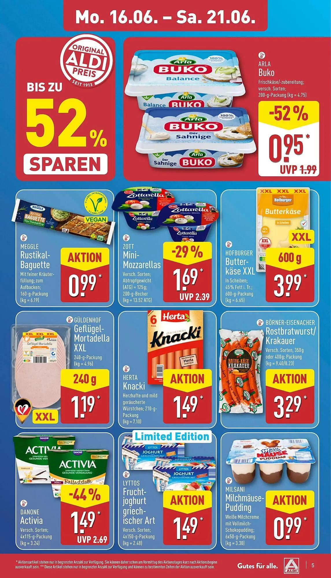 Aldi Nord Prospekt von 16. Juni bis 21. Juni 2025 - Prospekt seite 5