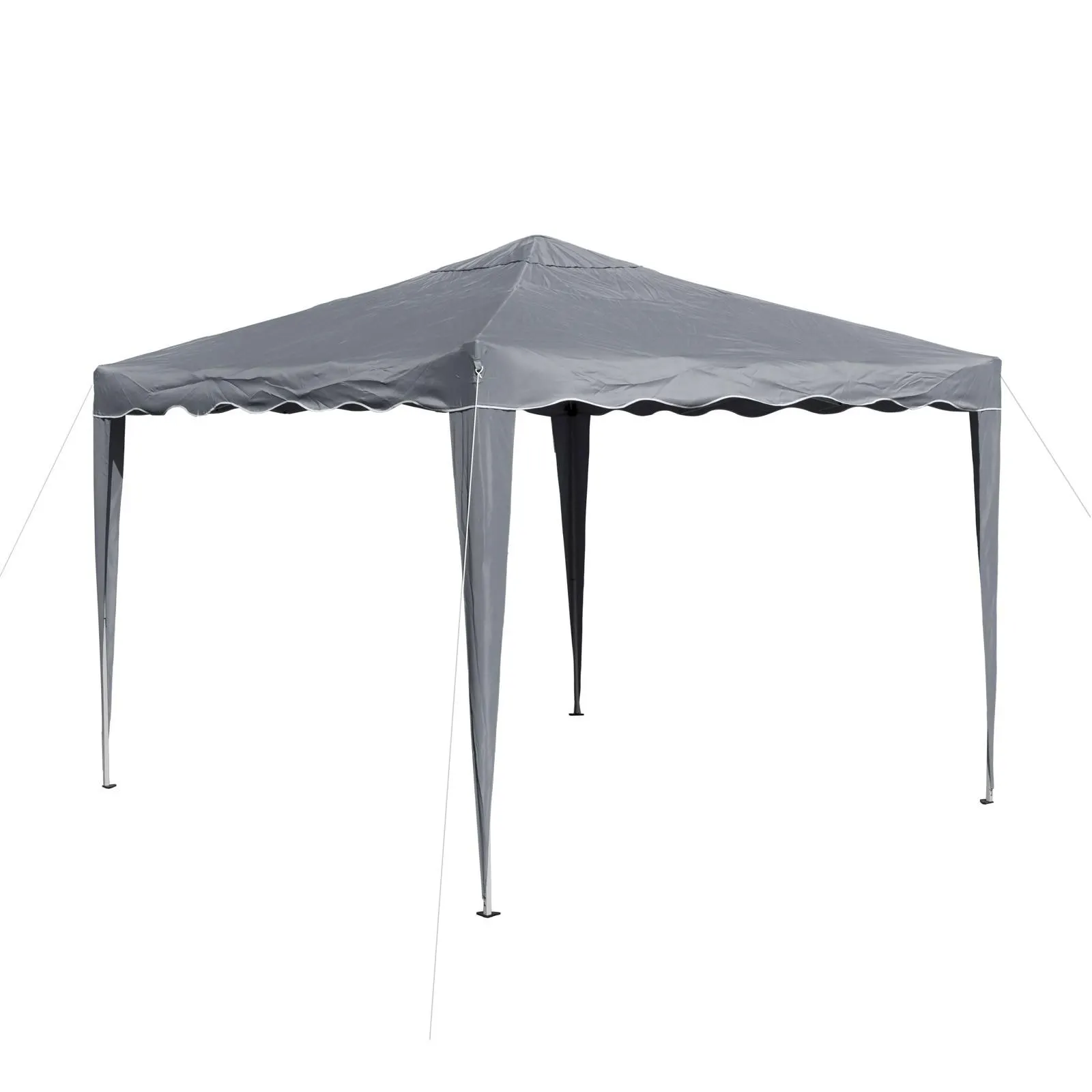 Pavillon Gartenpavillon Faltpavillon 3x3m grau