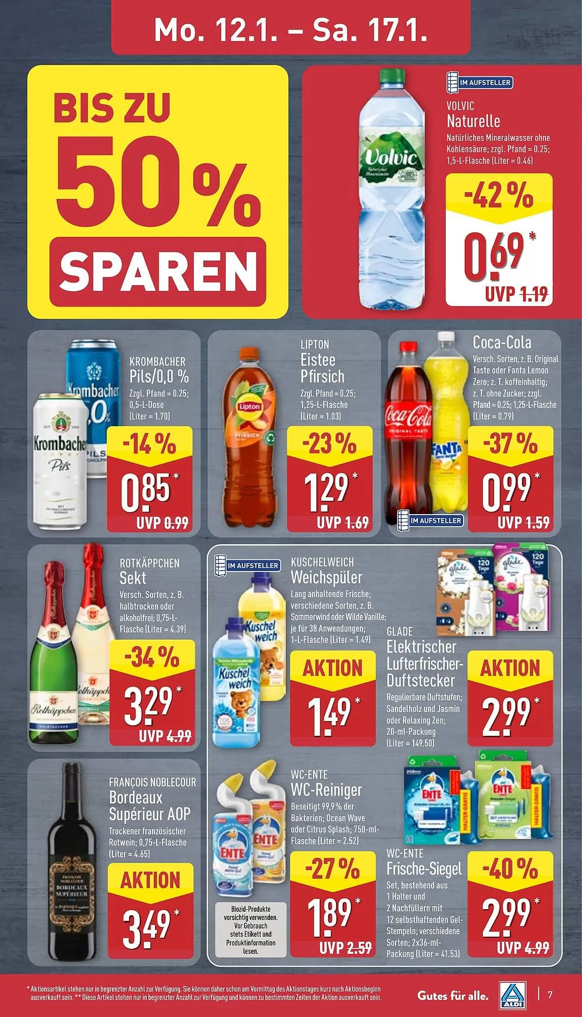 Aldi Nord Prospekt von 12. Januar bis 17. Januar 2026 - Prospekt seite 7