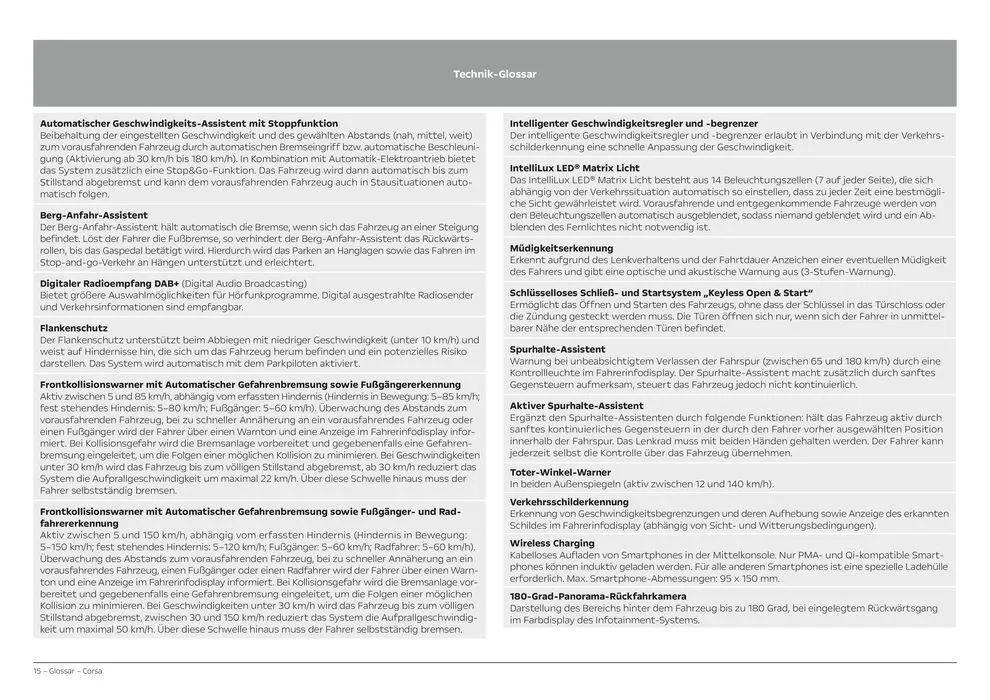 Opel Der neue Corsa von 26. April bis 26. April 2025 - Prospekt seite 15