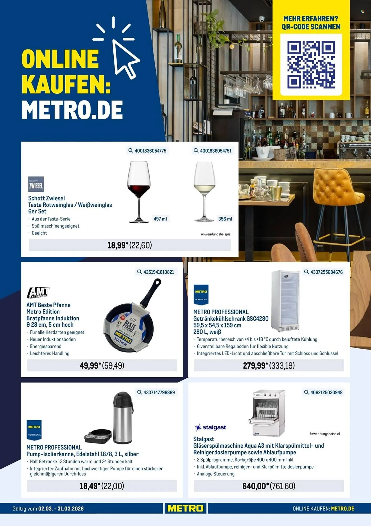 METRO Prospekt von 2. März bis 31. März 2026 - Prospekt seite 1