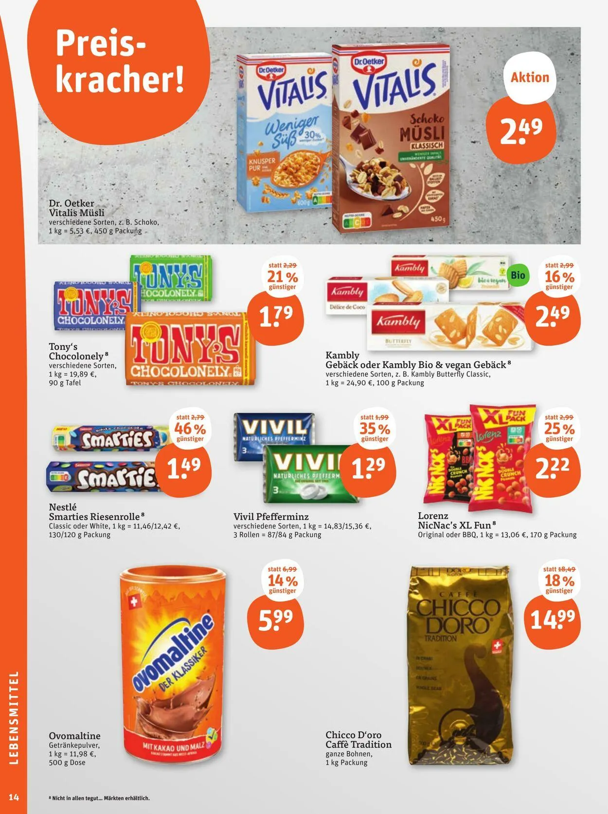 Tegut Aktueller Prospekt von 14. Juli bis 20. Juli 2025 - Prospekt seite 16