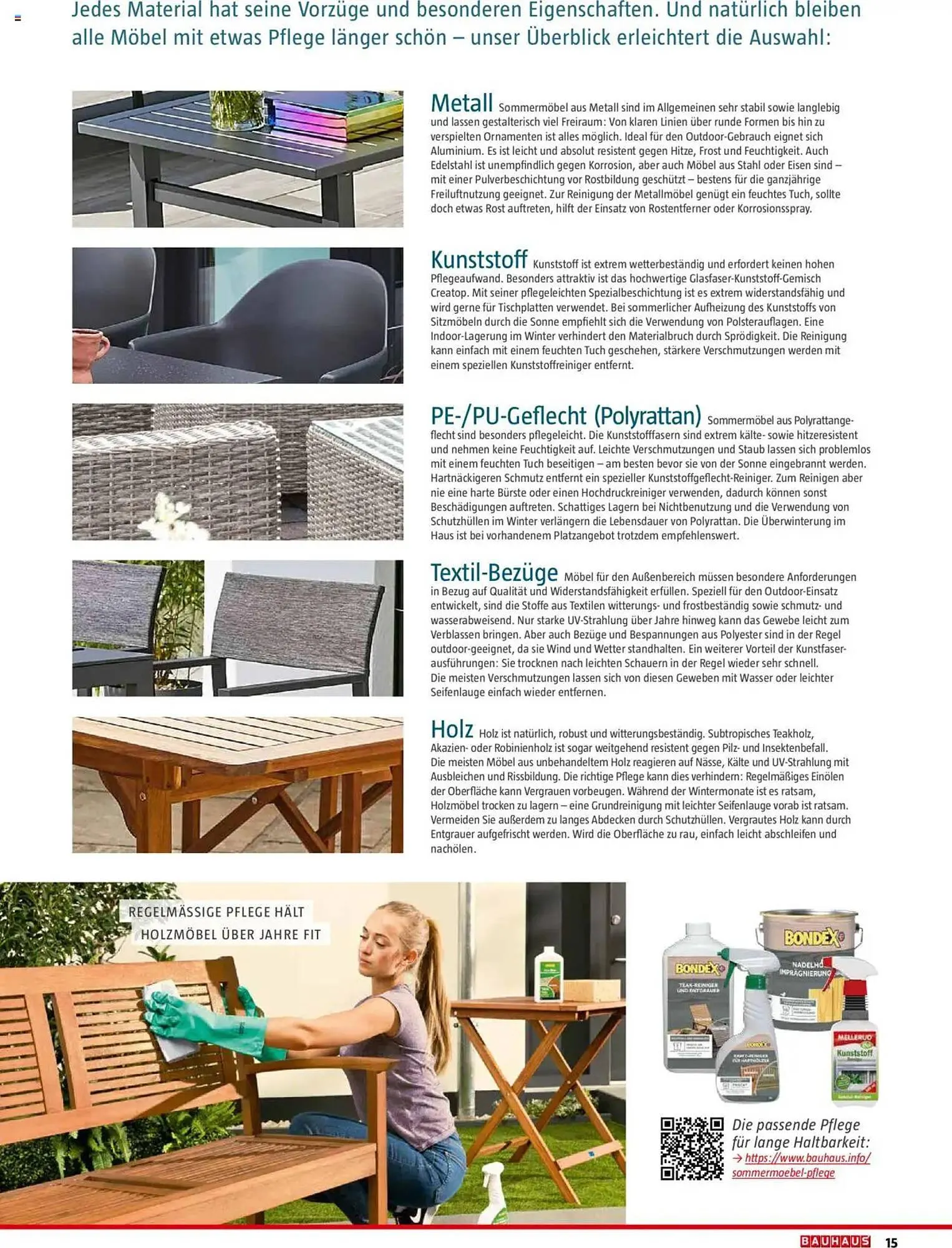 Bauhaus Prospekt von 10. Februar bis 30. Juni 2025 - Prospekt seite 15