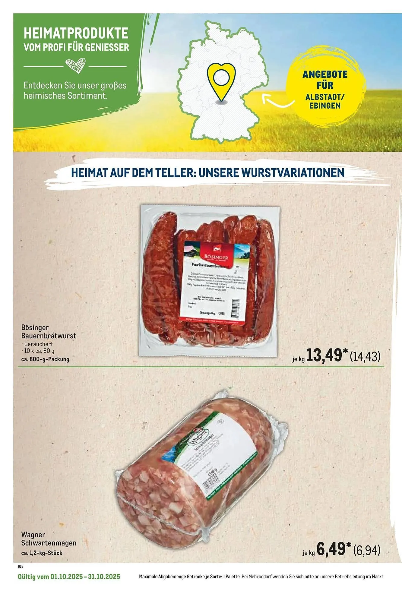 METRO Prospekt von 1. Oktober bis 31. Oktober 2025 - Prospekt seite 122