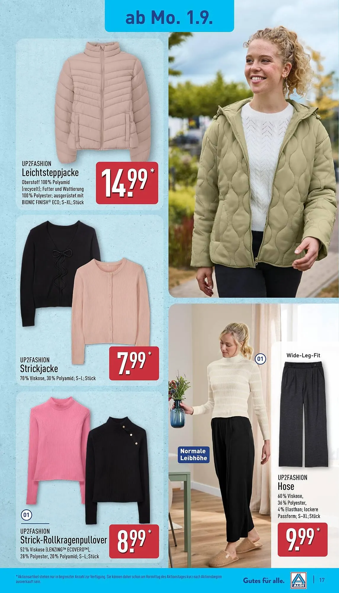 Aldi Nord Prospekt von 1. September bis 6. September 2025 - Prospekt seite 17