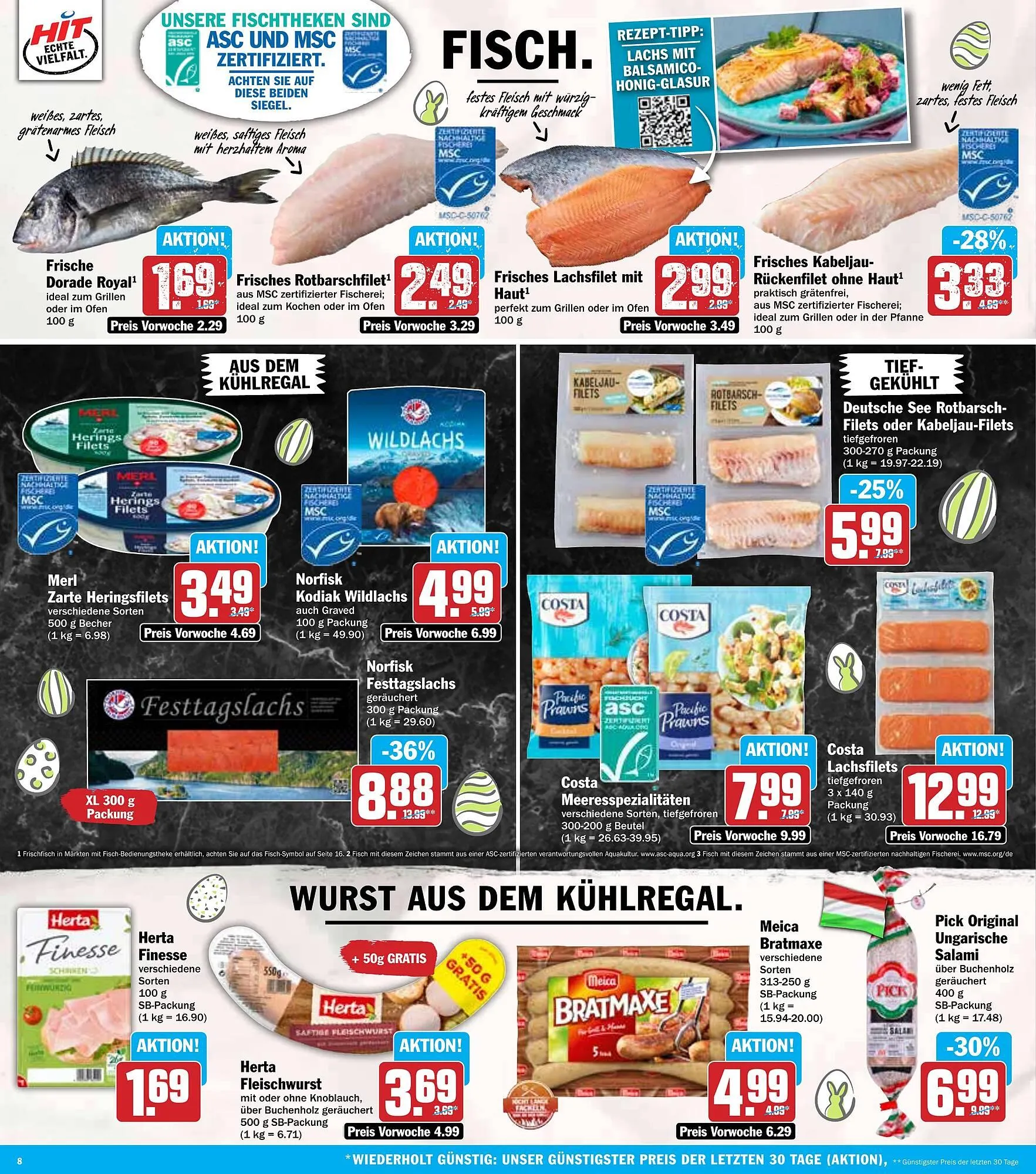 Hit Prospekt von 14. April bis 19. April 2025 - Prospekt seite 8