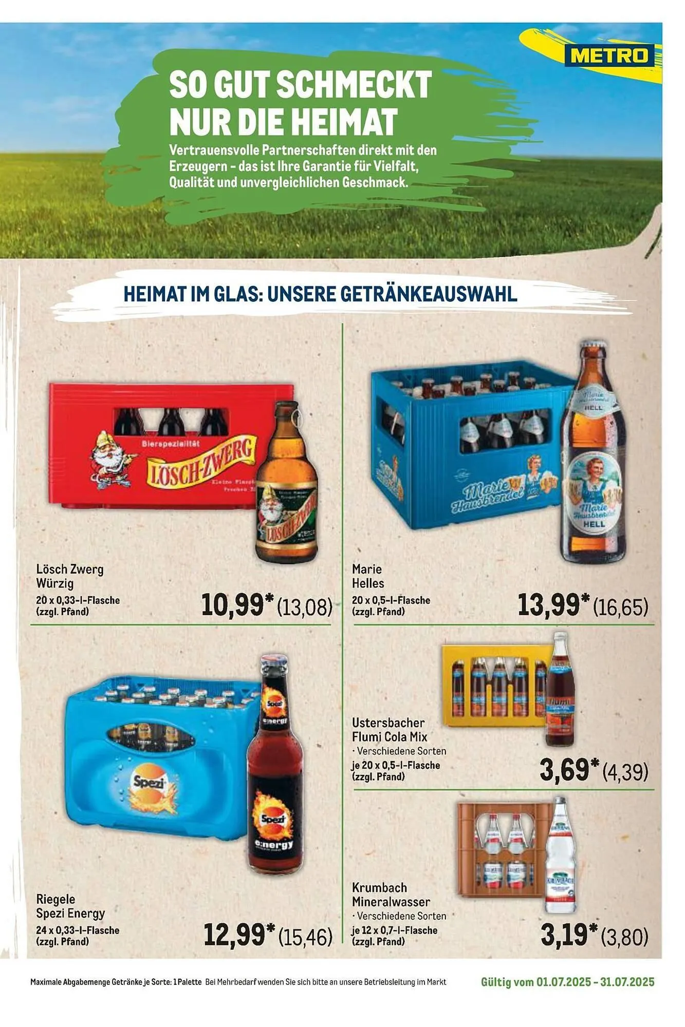 METRO Prospekt von 1. Juli bis 31. Juli 2025 - Prospekt seite 99