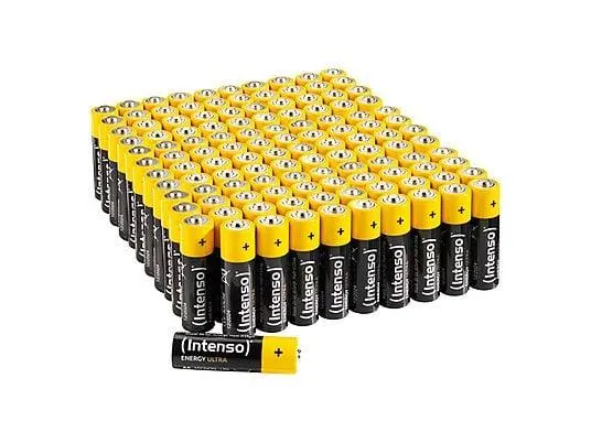 INTENSO Mignon-Batterie-Set Energy Ultra, AA LR06 Alkaline Batterien, Alkaline, 2600 mAh