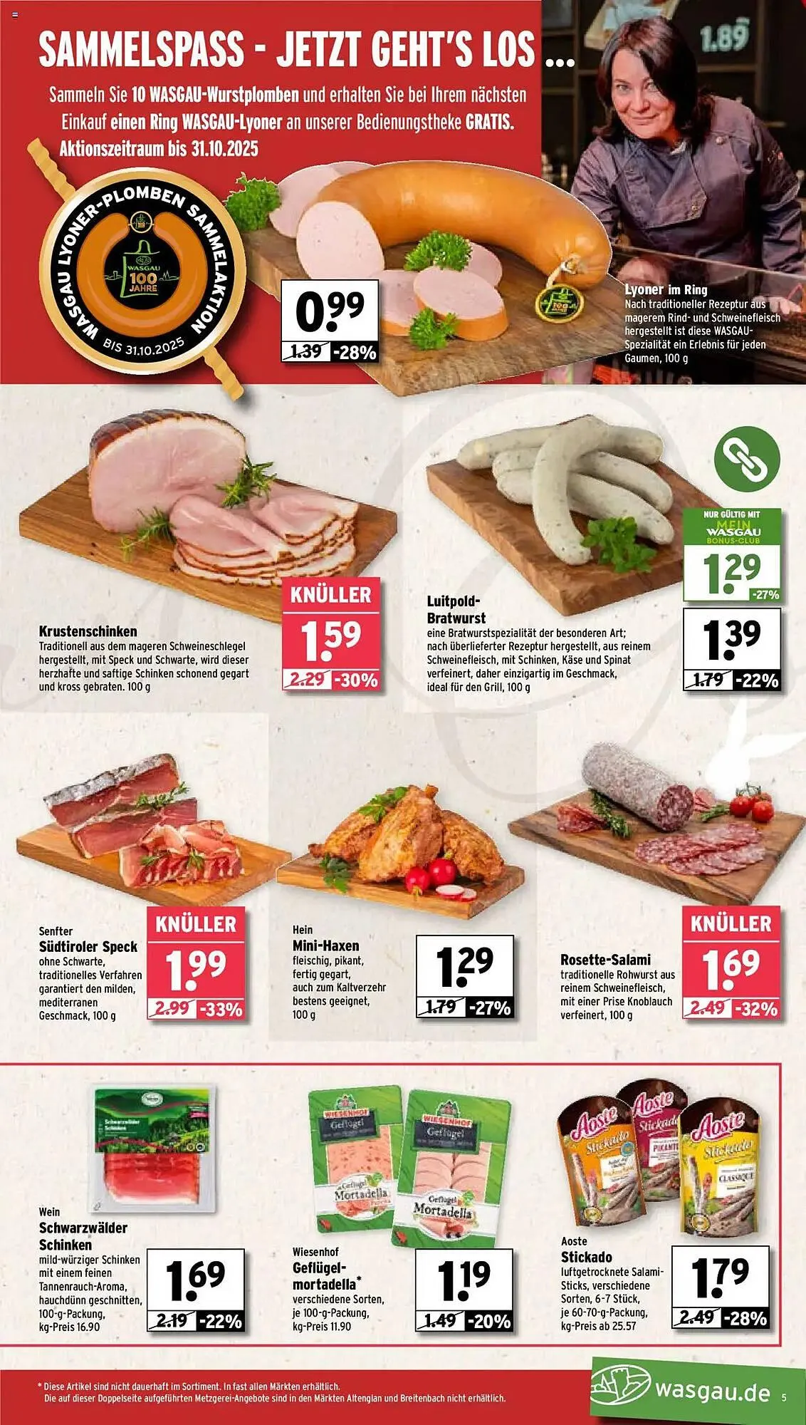 Wasgau Prospekt von 14. April bis 19. April 2025 - Prospekt seite 5