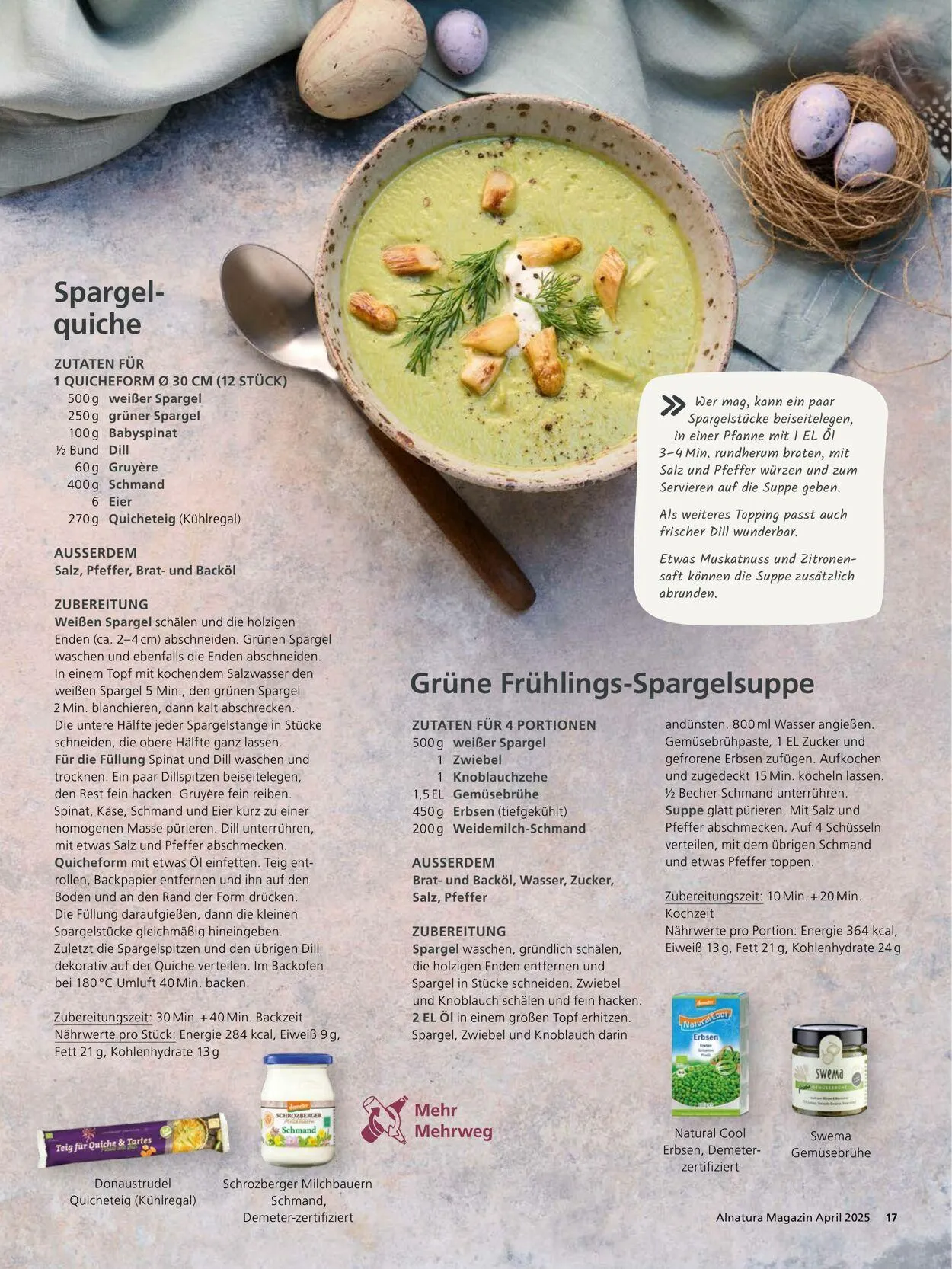 Alnatura von 1. April bis 30. April 2025 - Prospekt seite 17