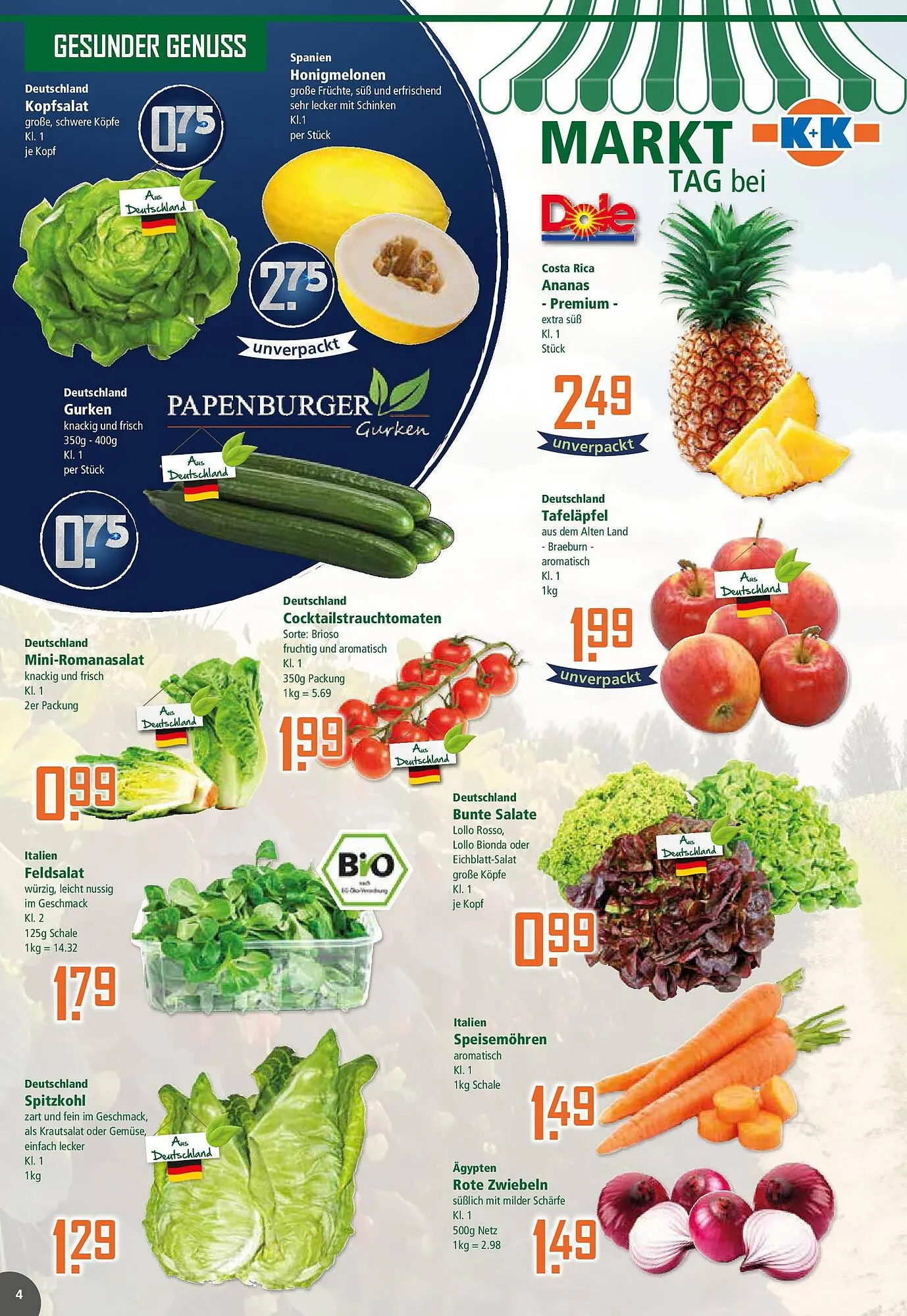 Klaas und Kock Prospekt von 30. Juni bis 6. Juli 2025 - Prospekt seite 4