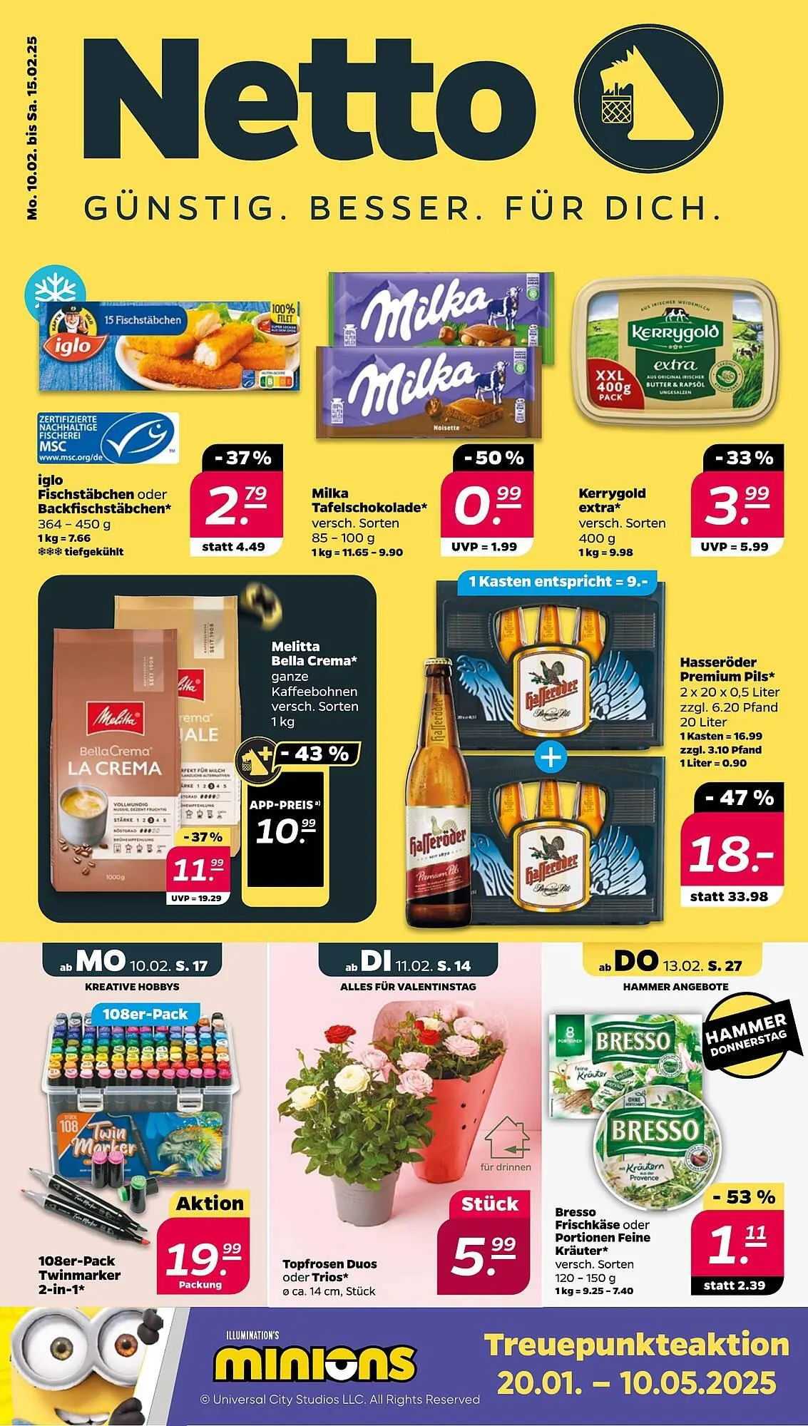 NETTO Prospekt von 10. Februar bis 15. Februar 2025 - Prospekt seite 1