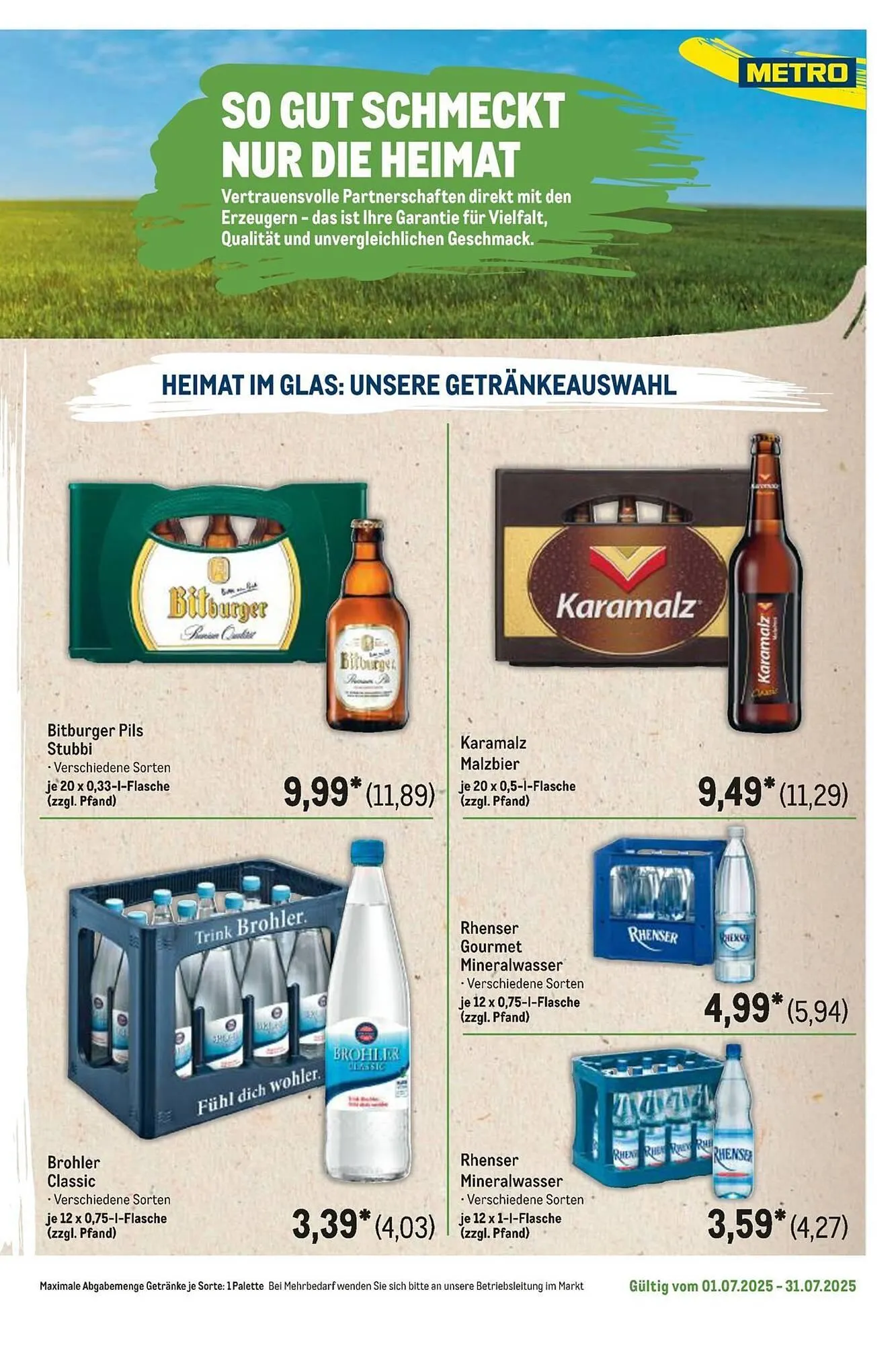 METRO Prospekt von 1. Juli bis 31. Juli 2025 - Prospekt seite 73