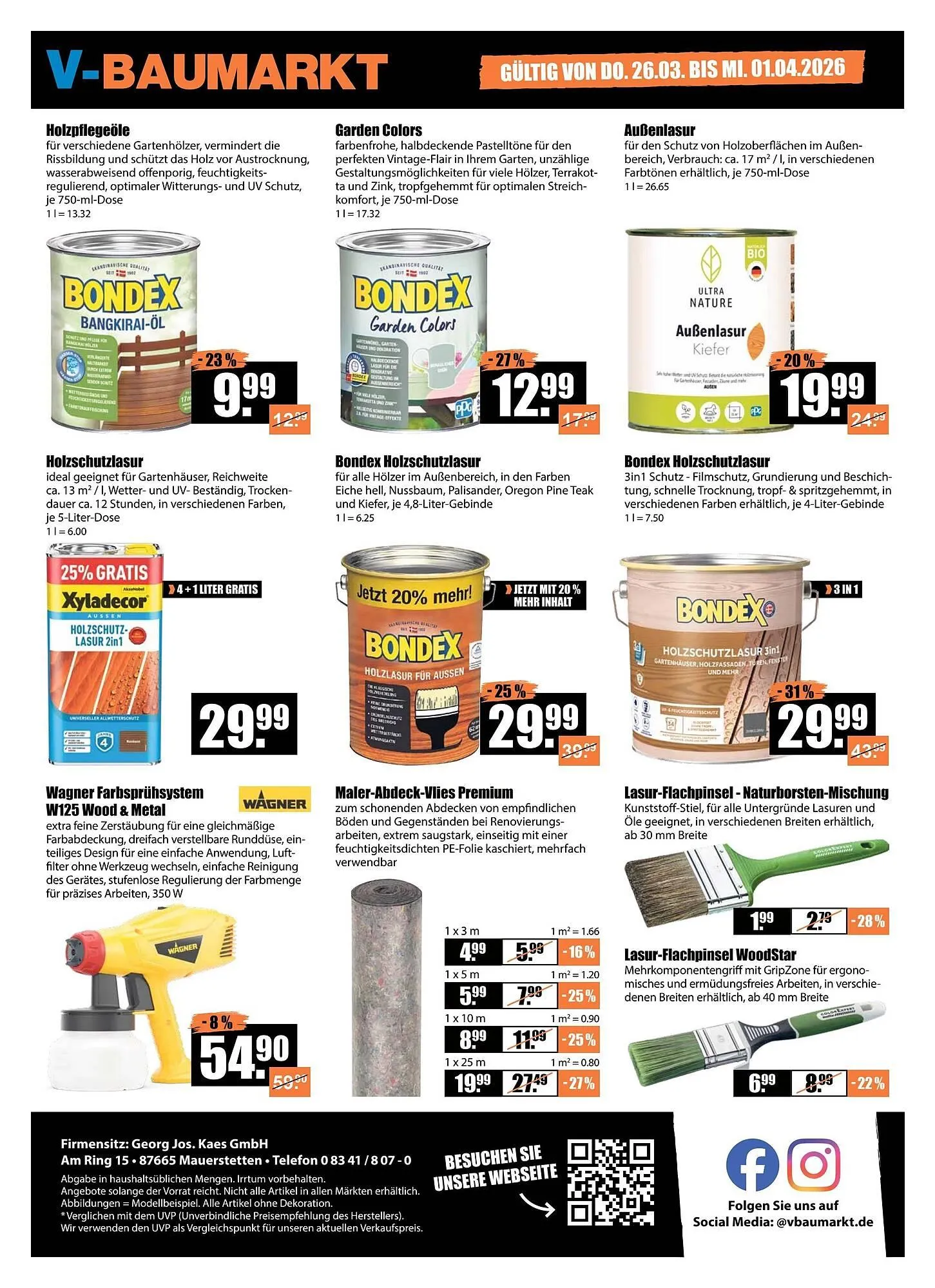 V Baumarkt Prospekt von 26. März bis 2. April 2026 - Prospekt seite 12