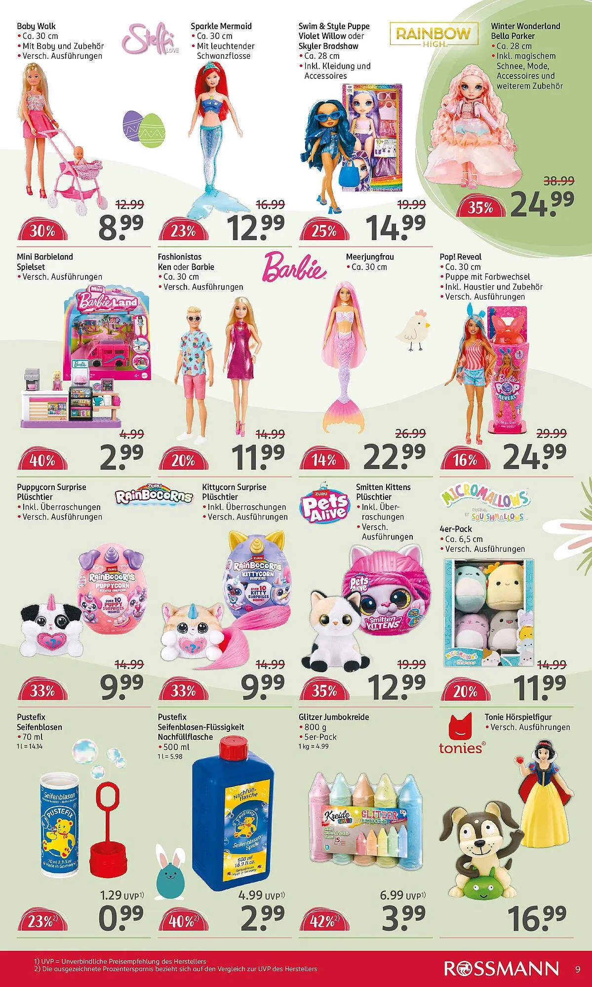 Rossmann Prospekt von 6. April bis 17. April 2025 - Prospekt seite 9
