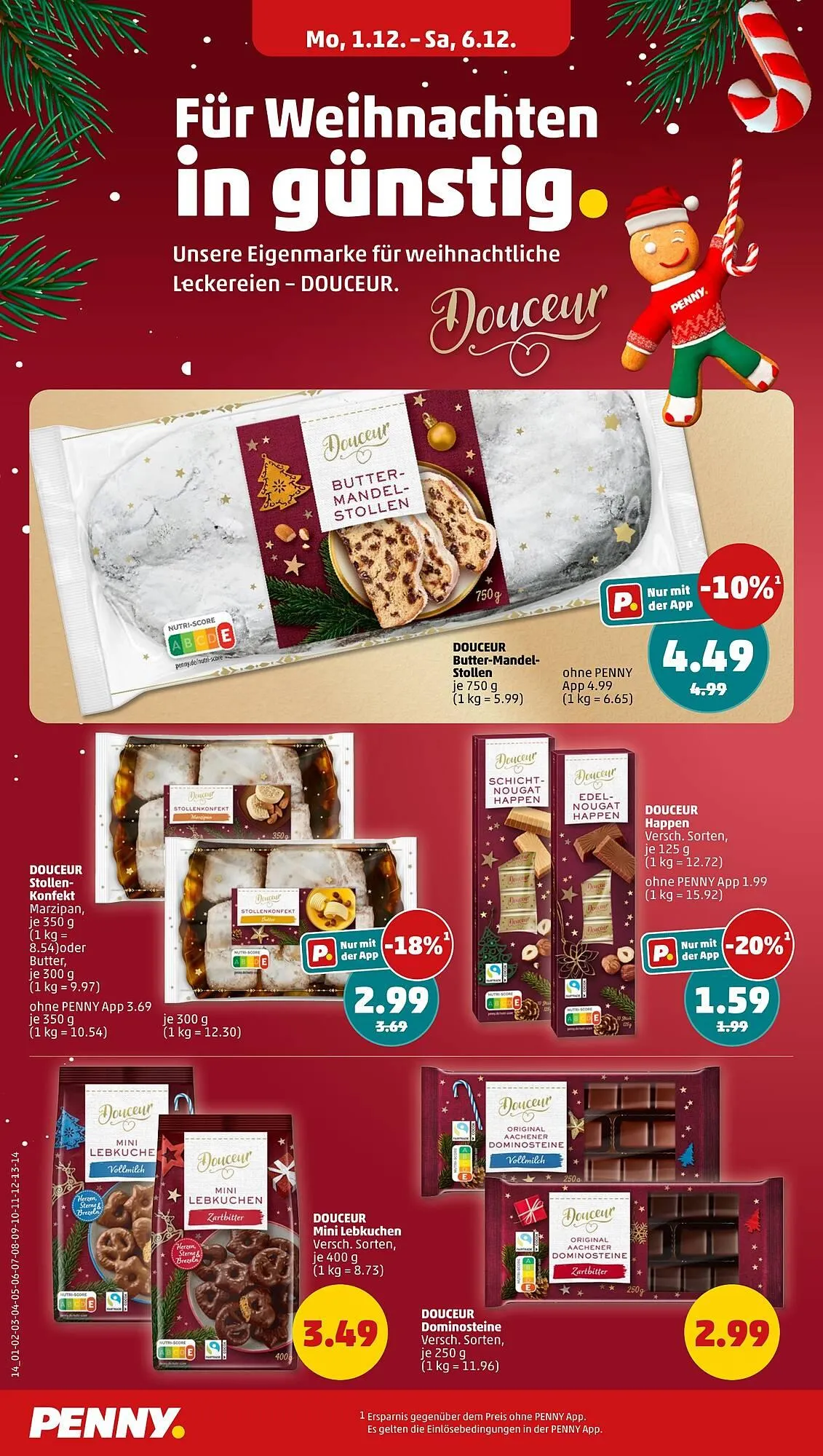 PENNY Prospekt von 1. Dezember bis 6. Dezember 2025 - Prospekt seite 16