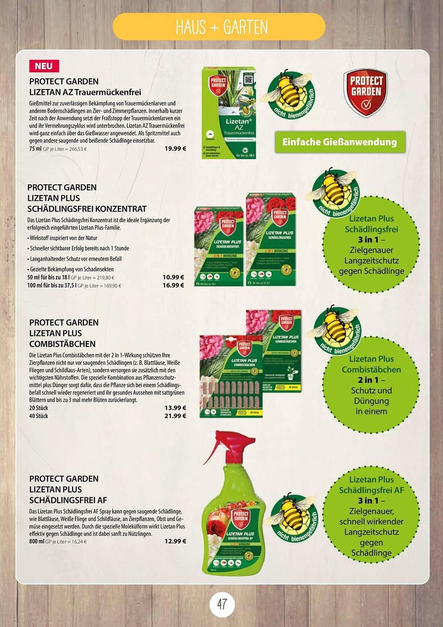 Kiebitzmarkt Prospekt von 16. April bis 31. August 2025 - Prospekt seite 47