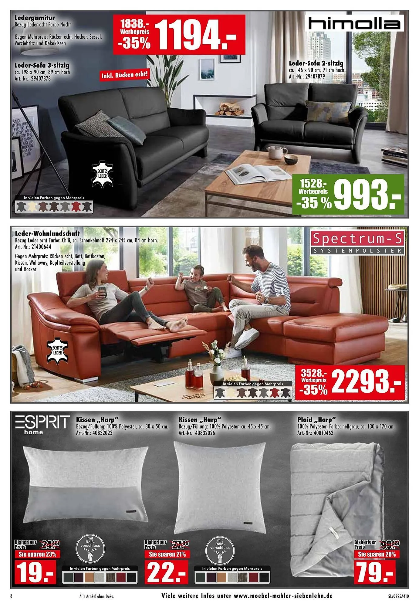 Möbel Mahler Katalog von 1. Oktober bis 28. Oktober 2025 - Prospekt seite 8