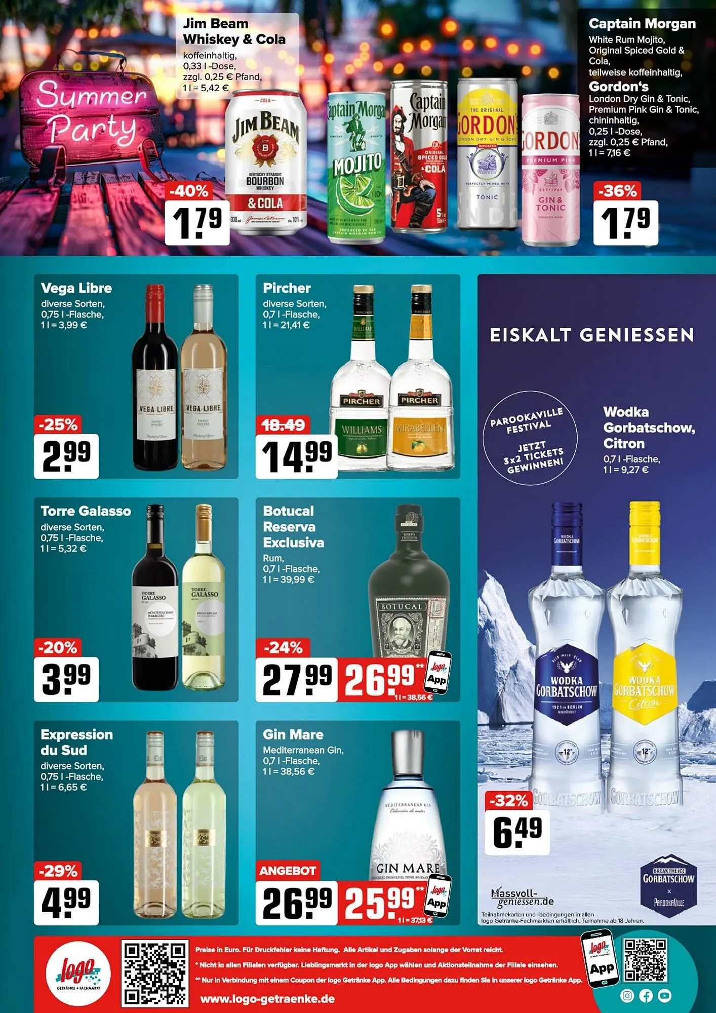 Logo Getränkemarkt Prospekt von 16. Juni bis 21. Juni 2025 - Prospekt seite 4