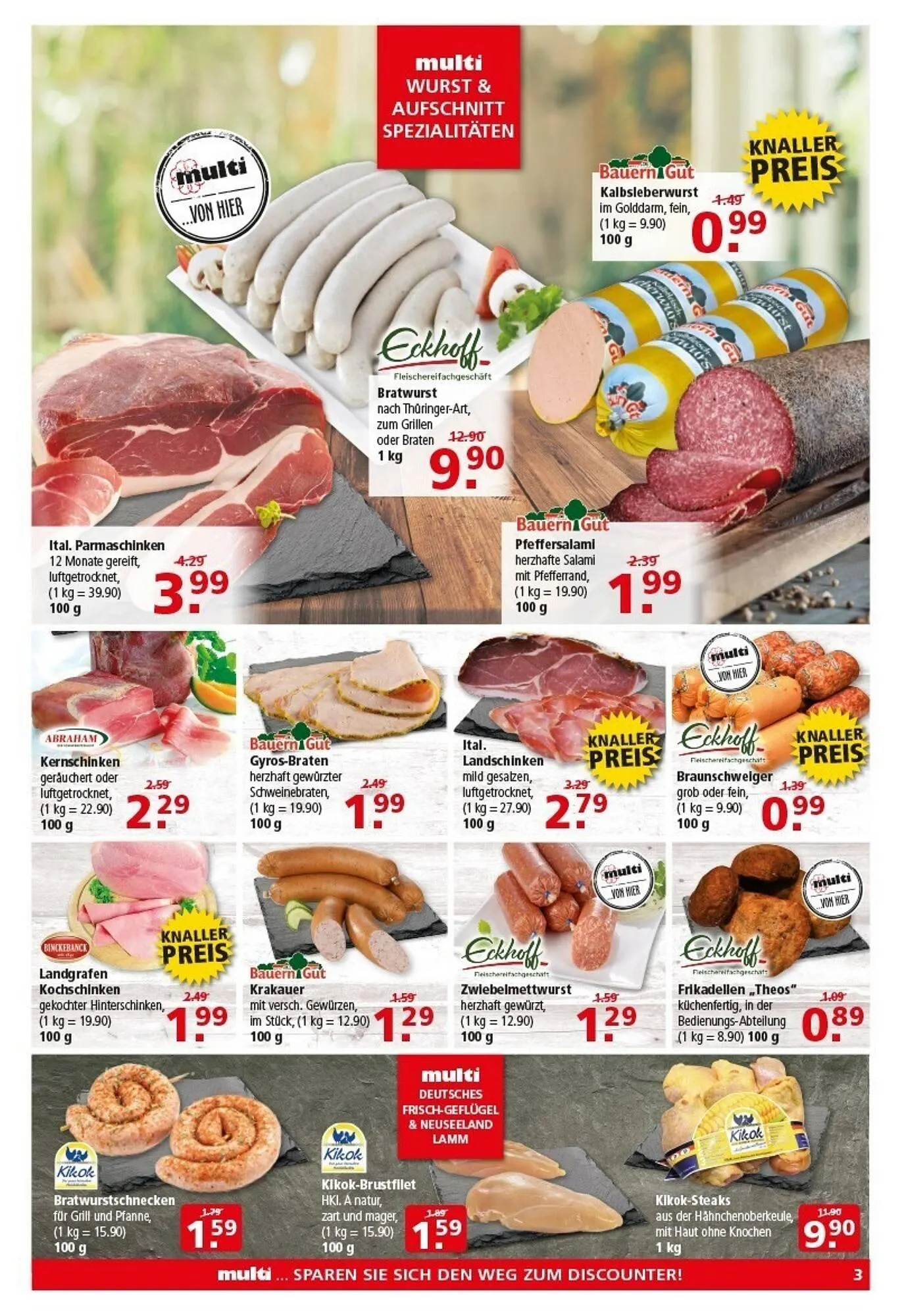 Multi Markt Prospekt von 27. April bis 2. Mai 2026 - Prospekt seite 3