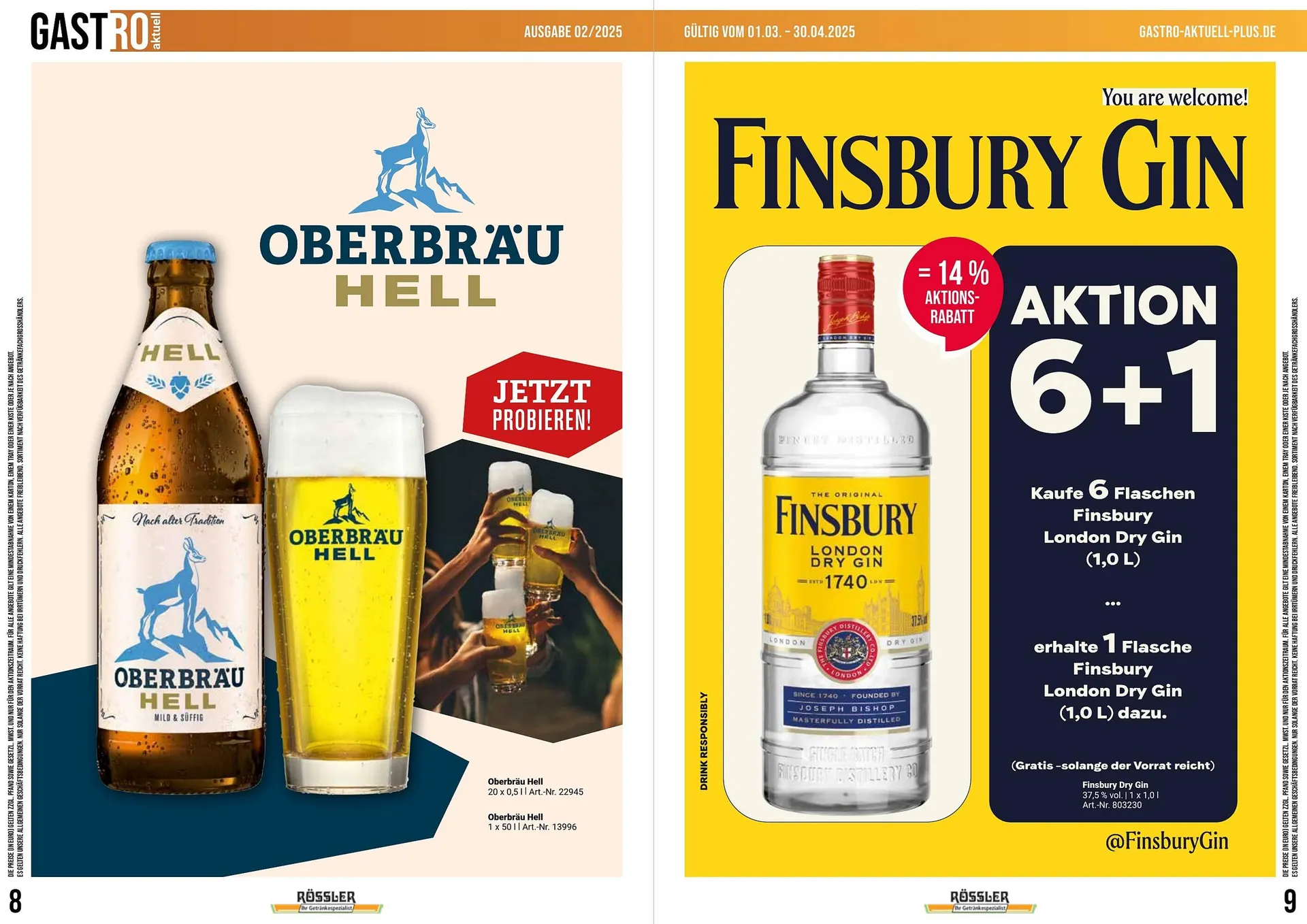 Getränke Rössler Prospekt von 1. März bis 30. April 2025 - Prospekt seite 5