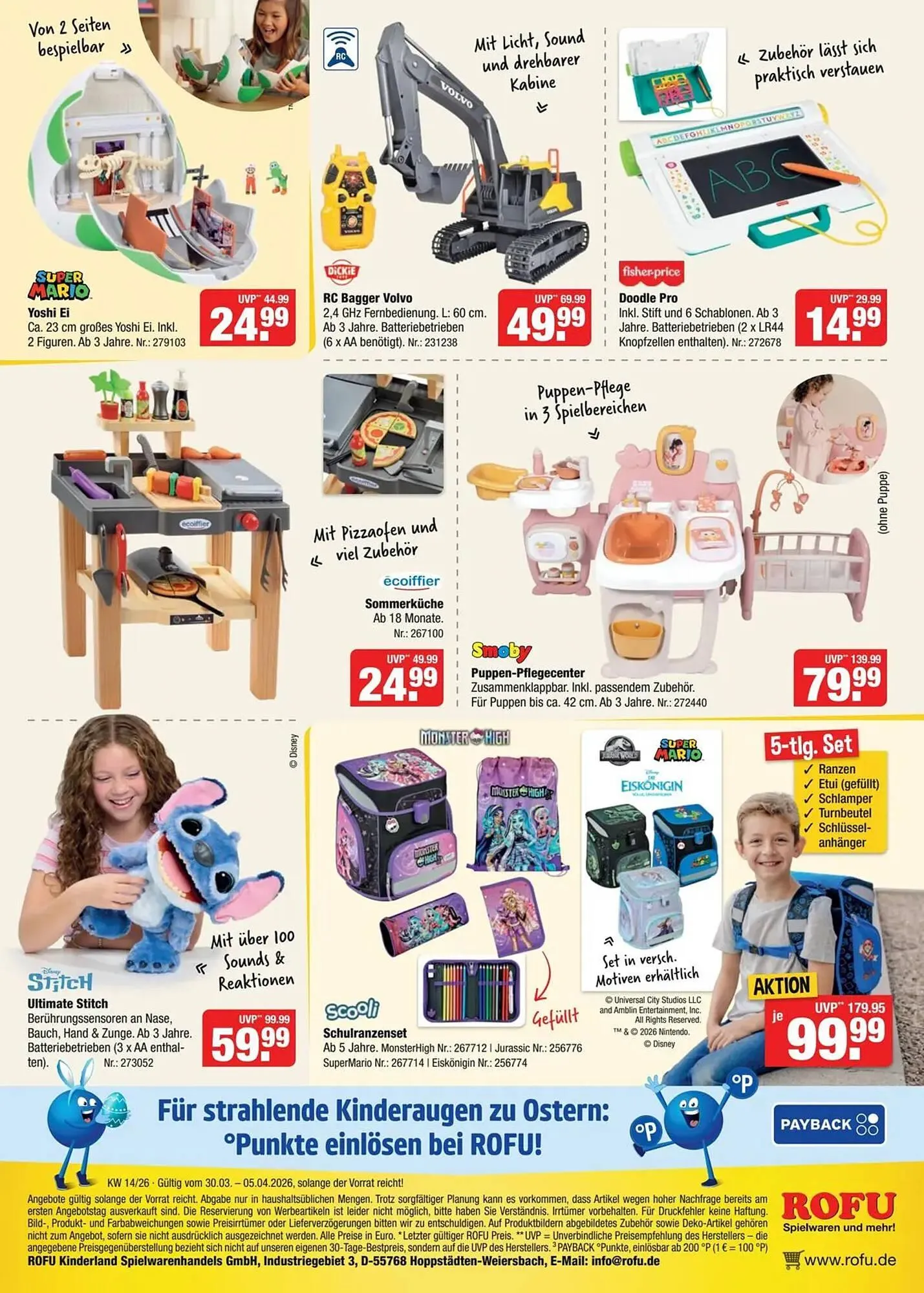Rofu Kinderland Prospekt von 29. März bis 5. April 2026 - Prospekt seite 8