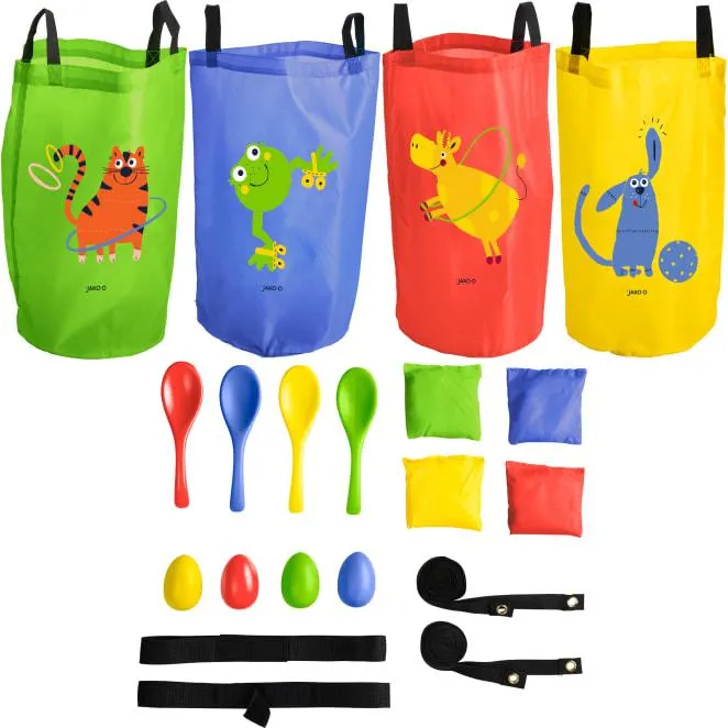 Bewegungsspiele-Set, 24 Teile