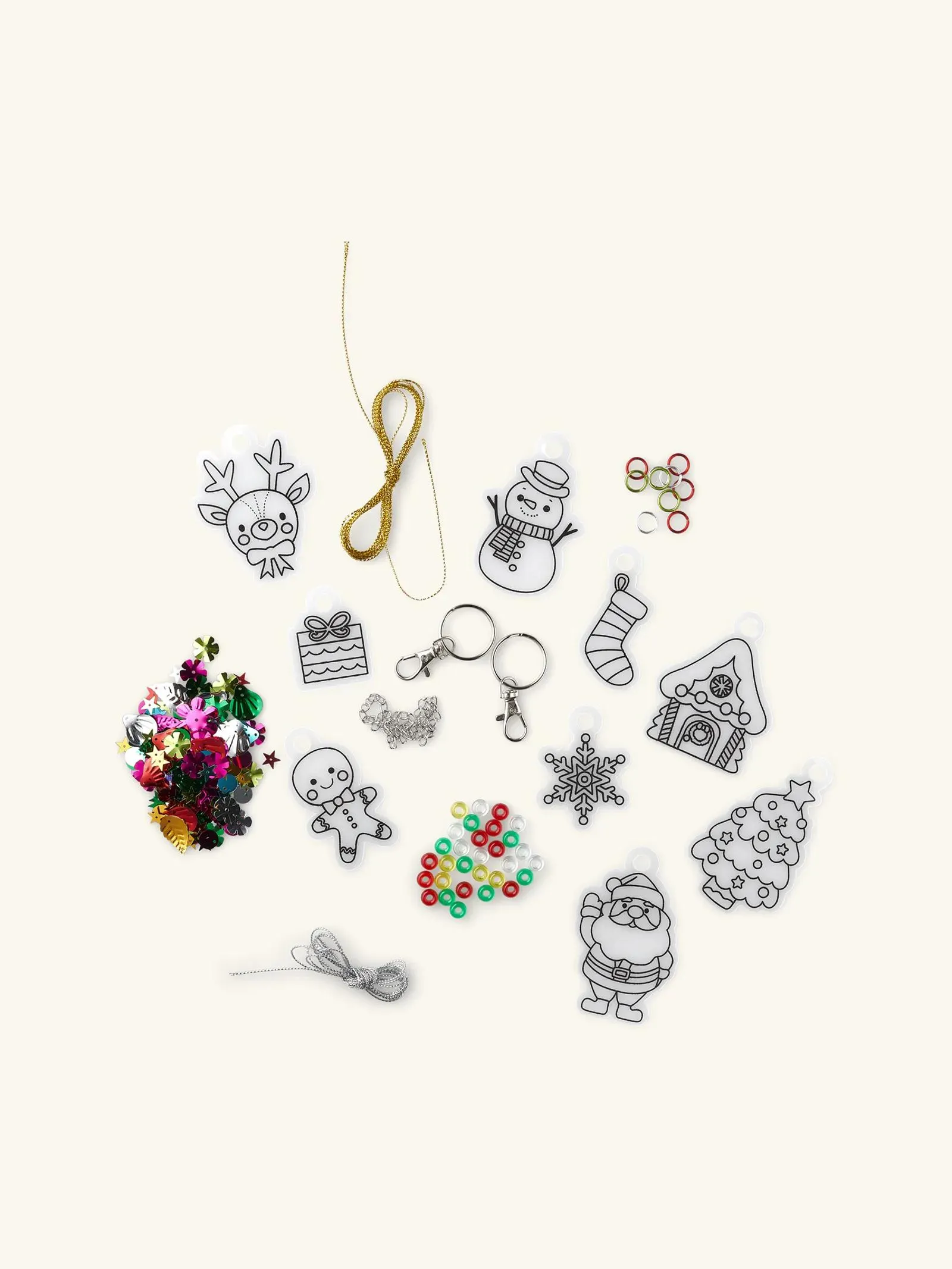 DIY krimpkunst Kerstmis