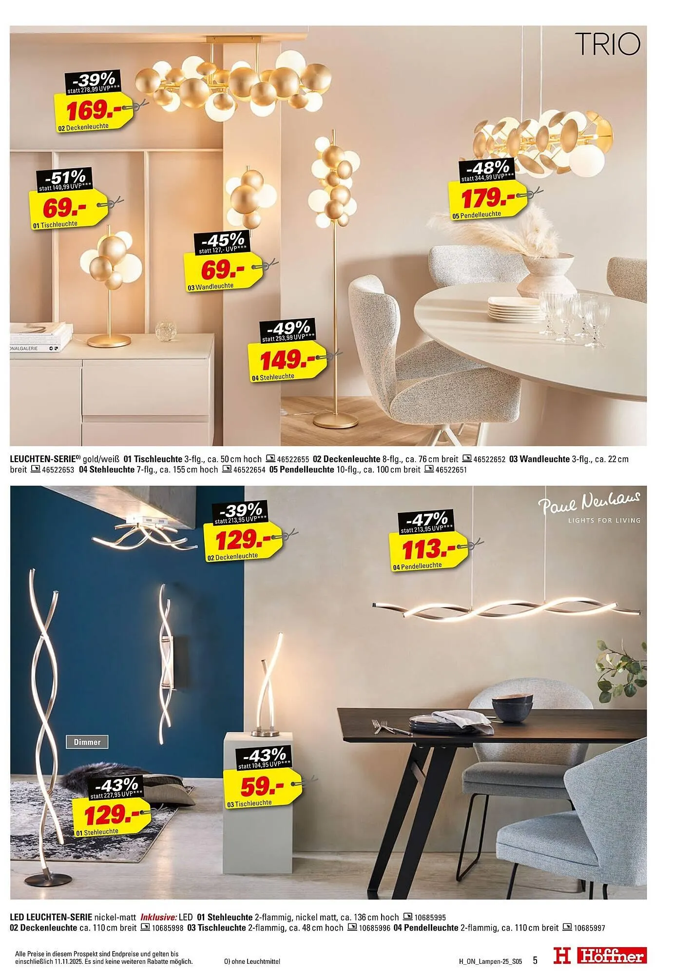Höffner Prospekt von 29. Oktober bis 11. November 2025 - Prospekt seite 5