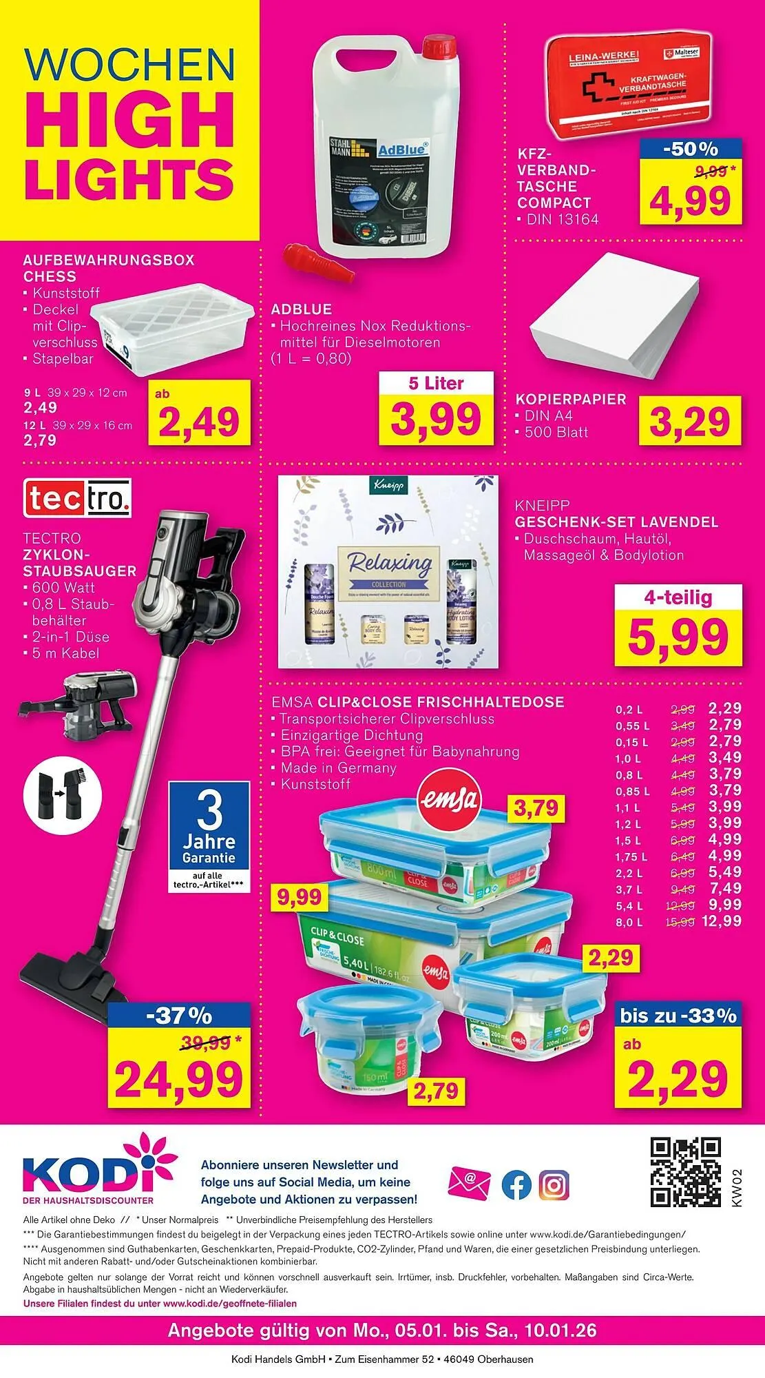 KODi Prospekt von 5. Januar bis 10. Januar 2026 - Prospekt seite 12
