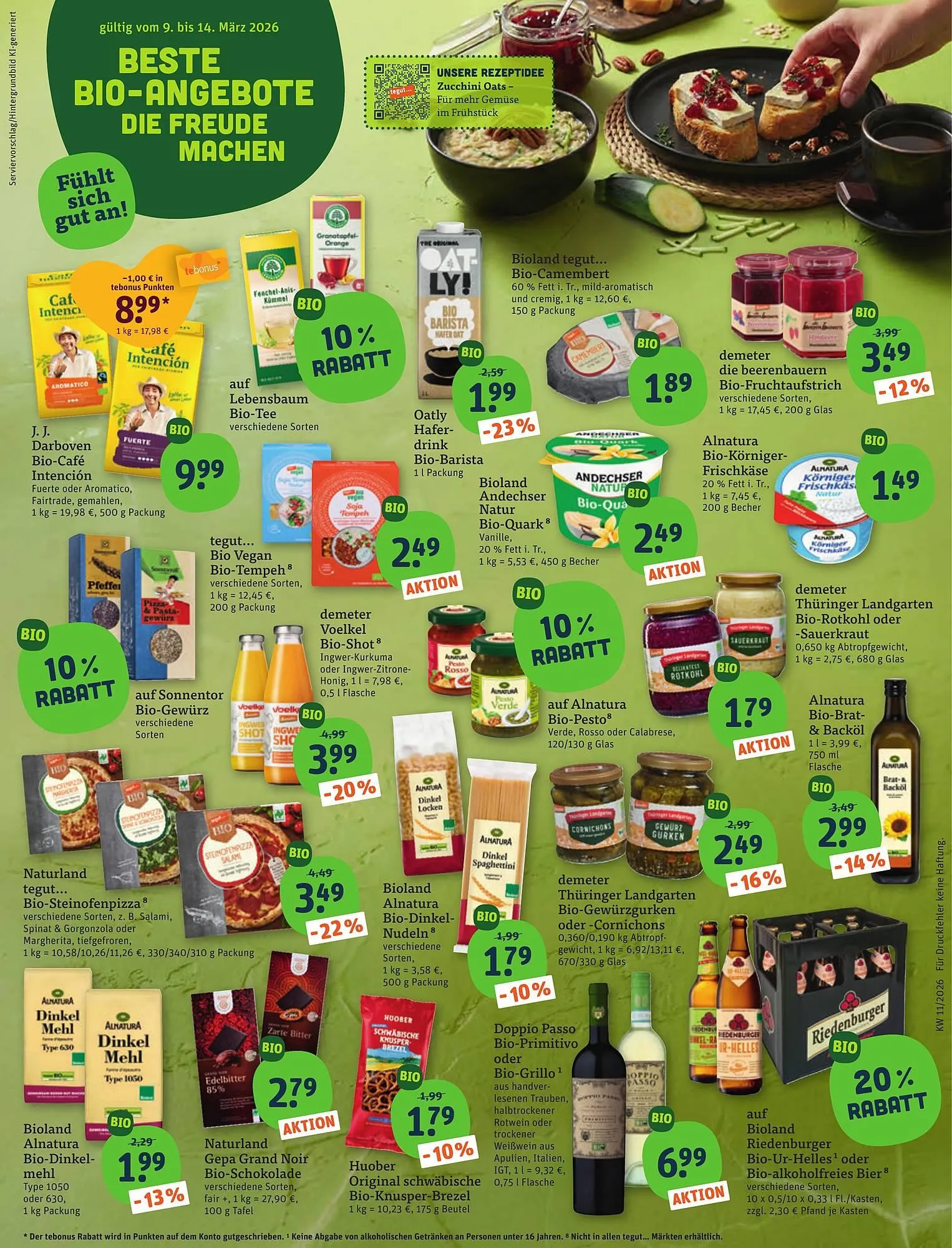 Tegut Prospekt von 13. März bis 14. März 2026 - Prospekt seite 2