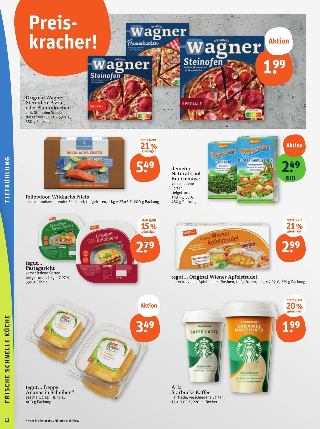 Tegut Aktueller Prospekt von 21. Juli bis 27. Juli 2025 - Prospekt seite 14