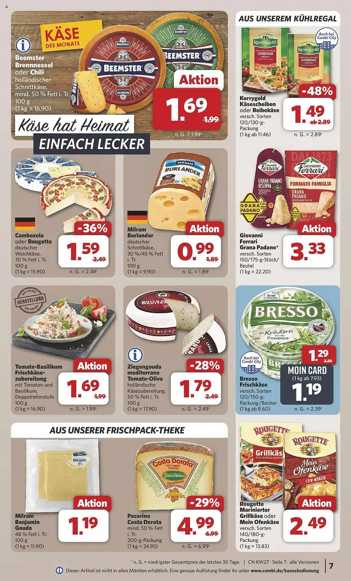 Combi Prospekt von 30. Juni bis 5. Juli 2025 - Prospekt seite 8