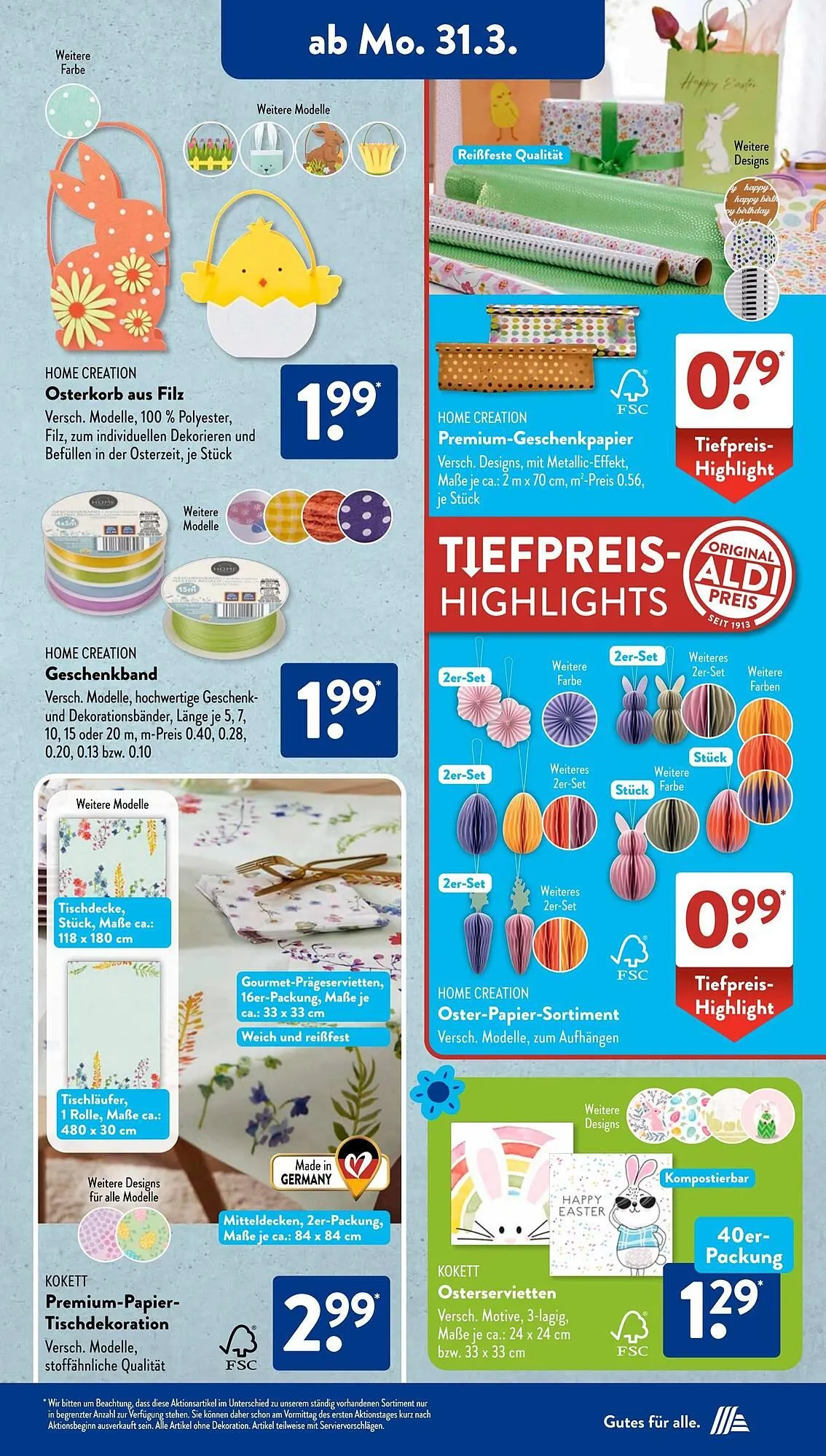 Aldi Süd Prospekt von 31. März bis 6. April 2025 - Prospekt seite 2