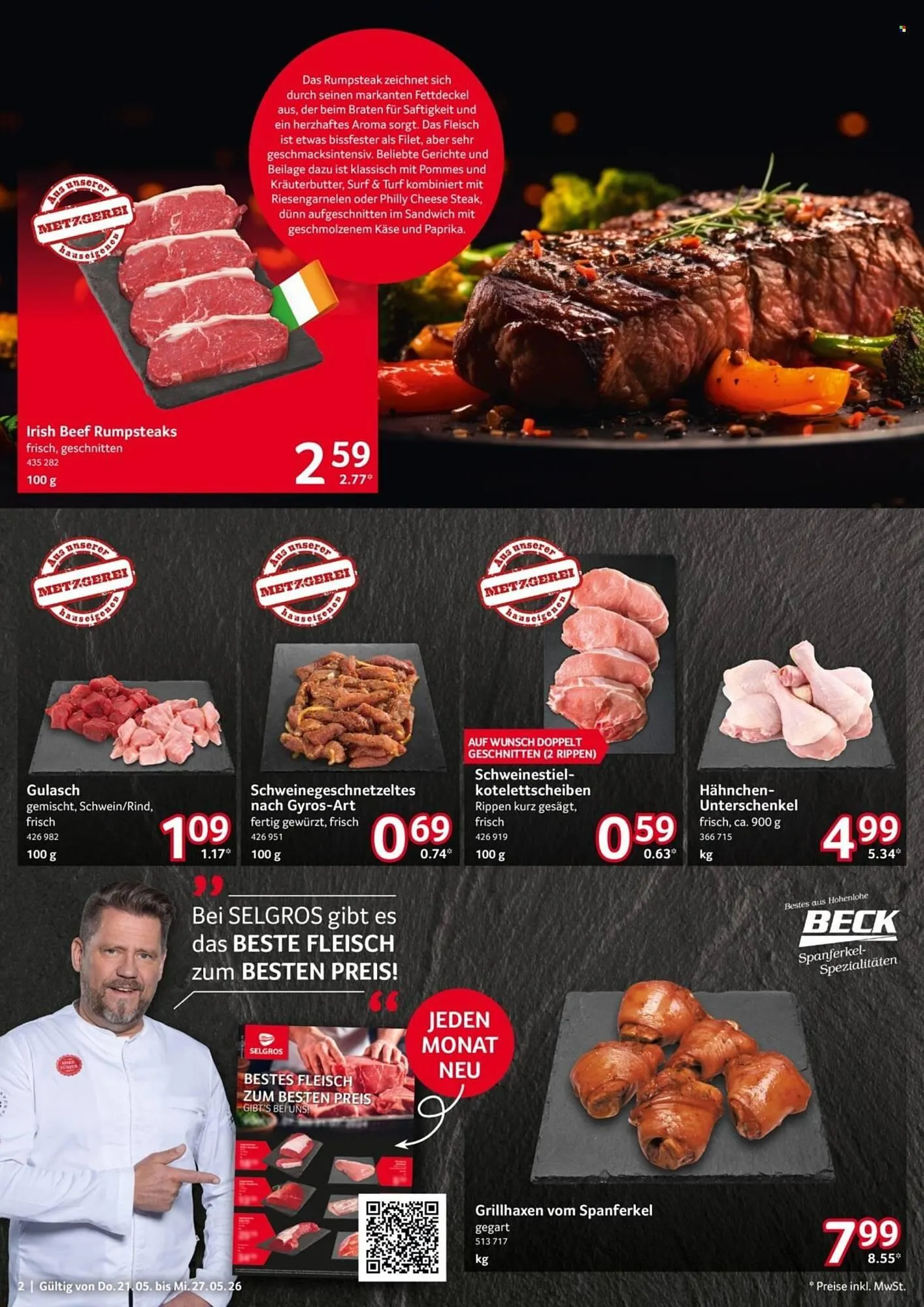 Selgros Prospekt von 21. Mai bis 27. Mai 2026 - Prospekt seite 2