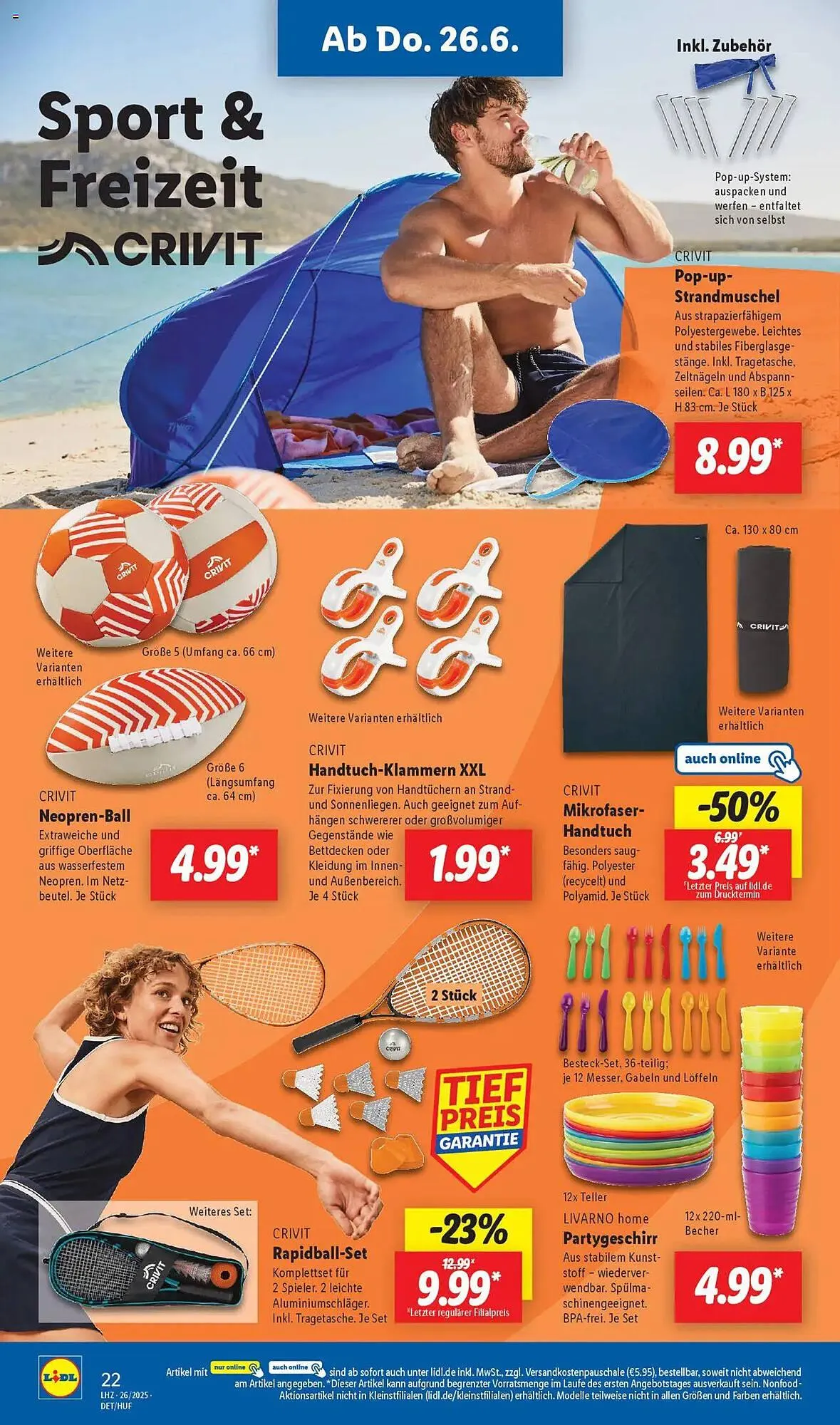 Lidl Prospekt von 23. Juni bis 28. Juni 2025 - Prospekt seite 10