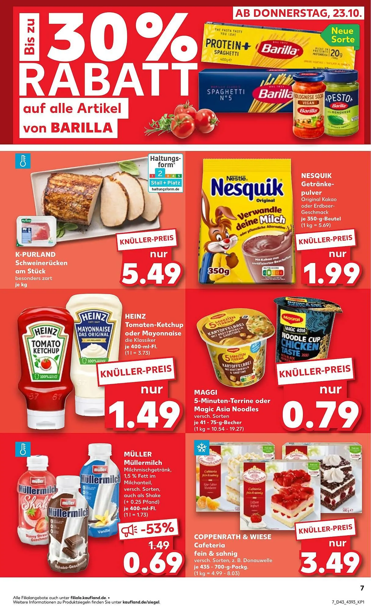 Kaufland Prospekt von 23. Oktober bis 29. Oktober 2025 - Prospekt seite 7