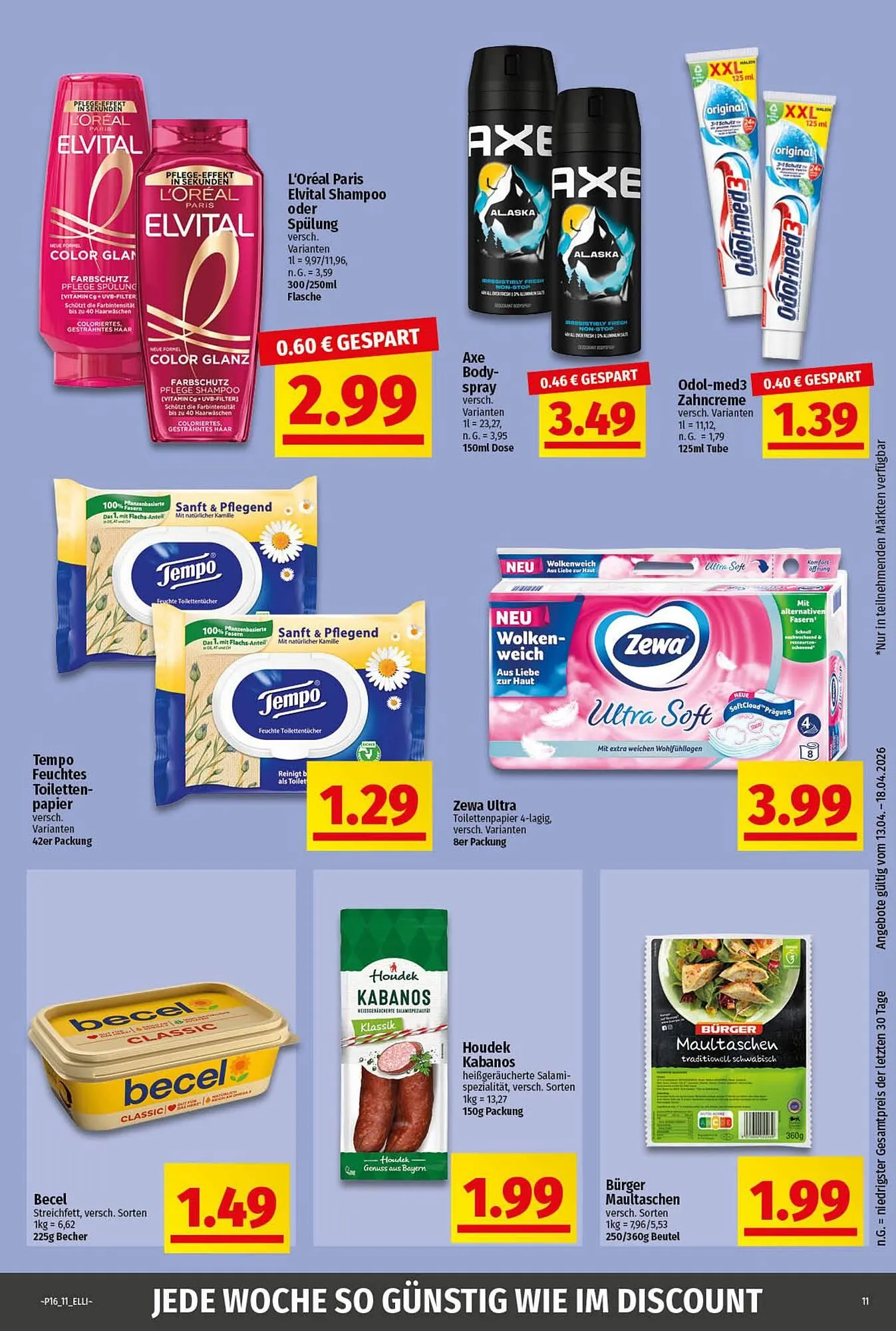 Elli Markt Prospekt von 13. April bis 18. April 2026 - Prospekt seite 11
