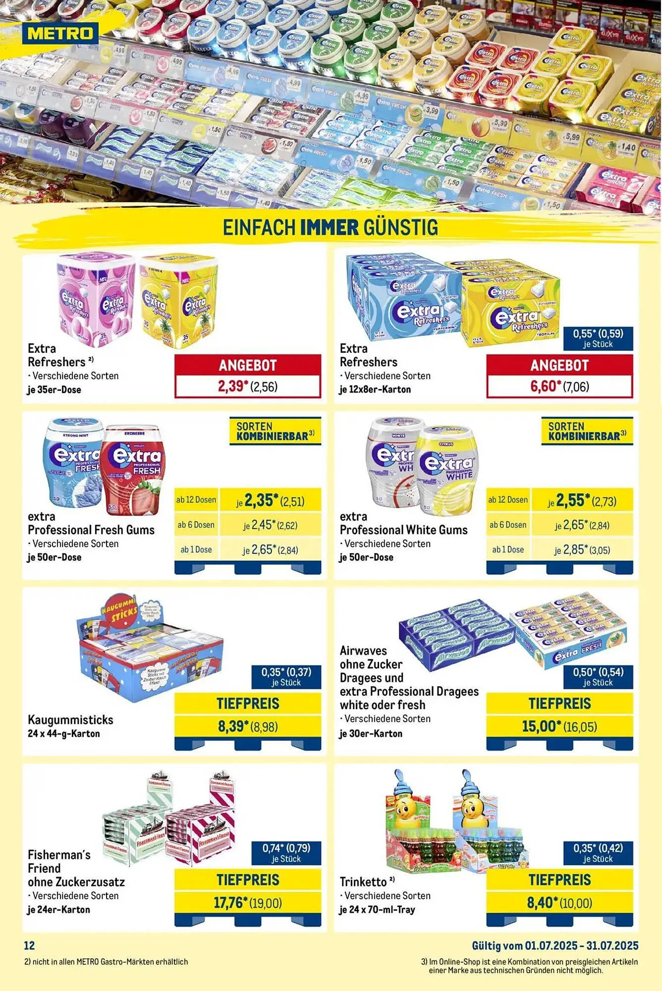METRO Prospekt von 1. Juli bis 31. Juli 2025 - Prospekt seite 12