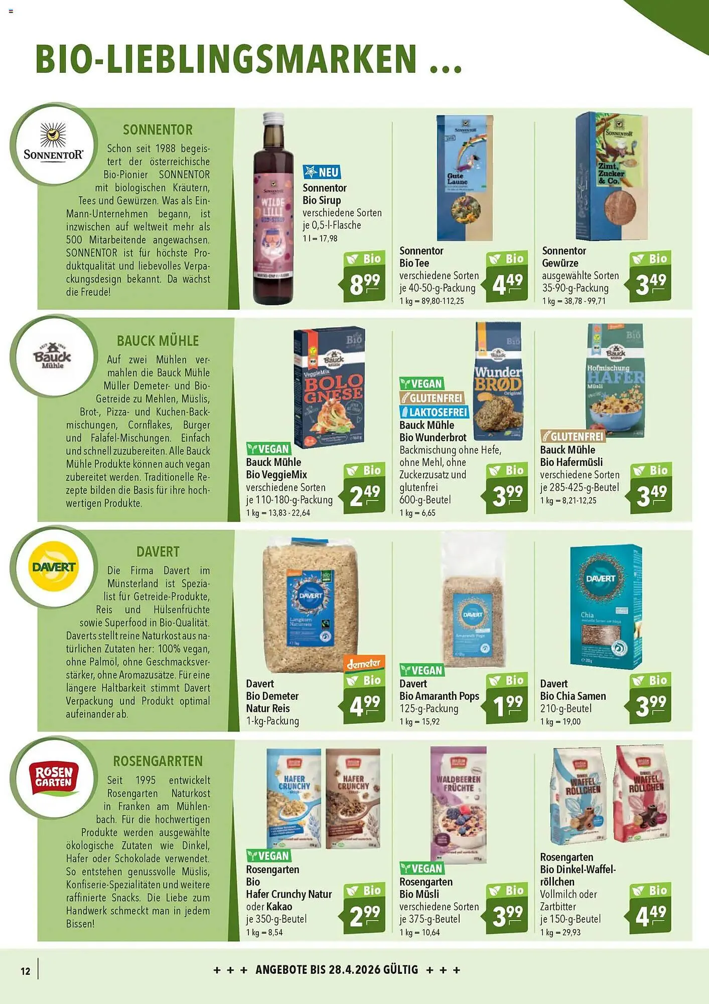 CITTI Markt Prospekt von 1. April bis 28. April 2026 - Prospekt seite 12