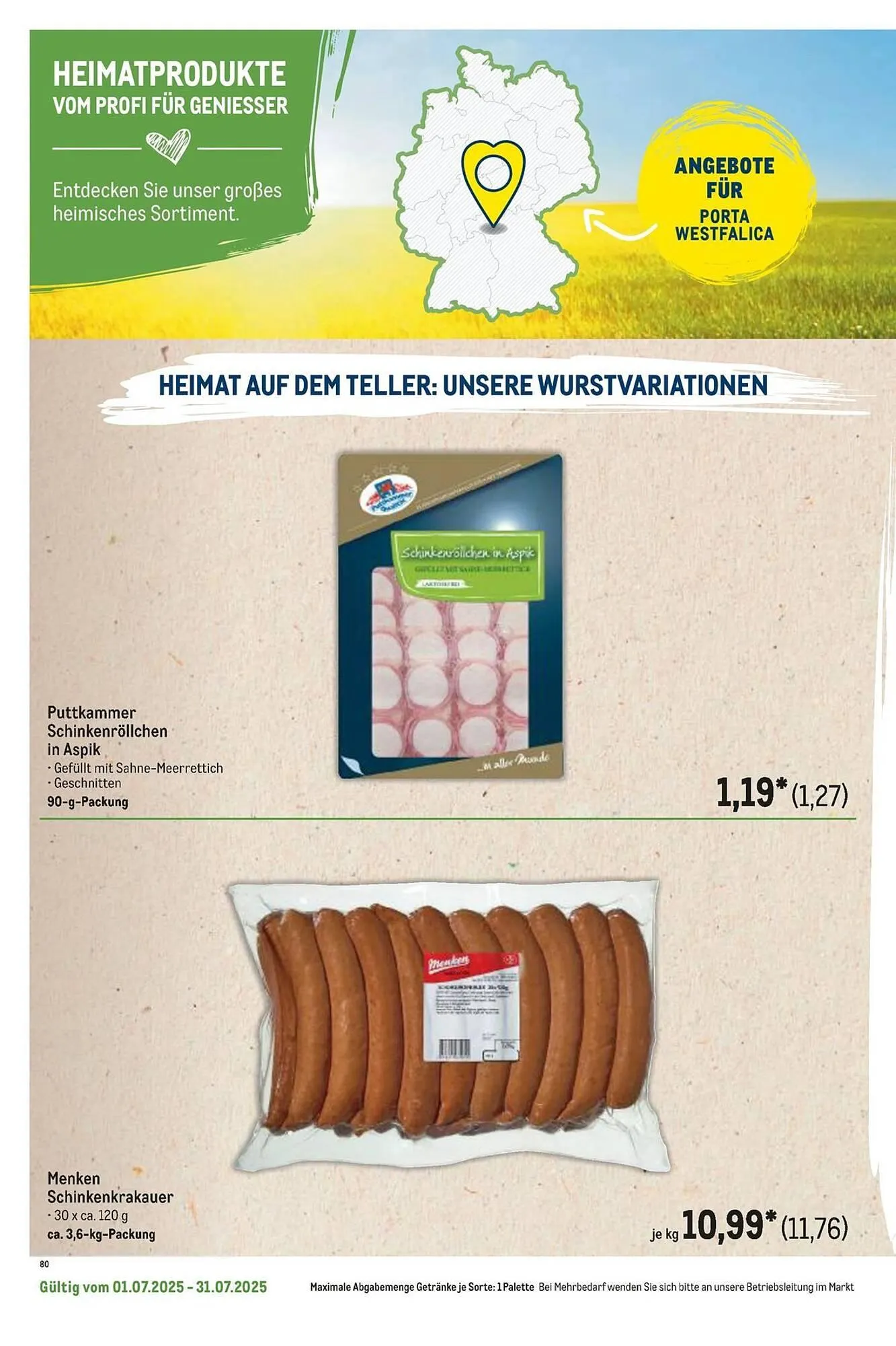 METRO Prospekt von 1. Juli bis 31. Juli 2025 - Prospekt seite 44