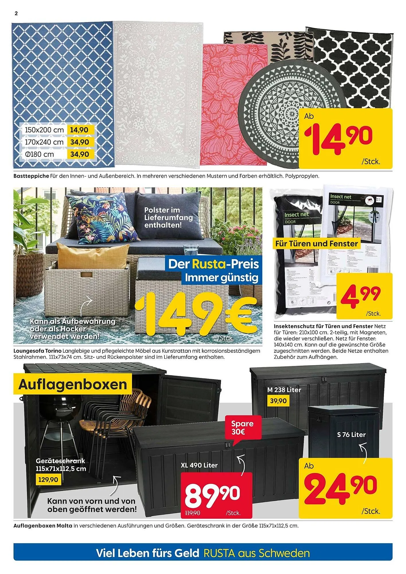 Rusta Prospekt von 31. Mai bis 6. Juni 2025 - Prospekt seite 2