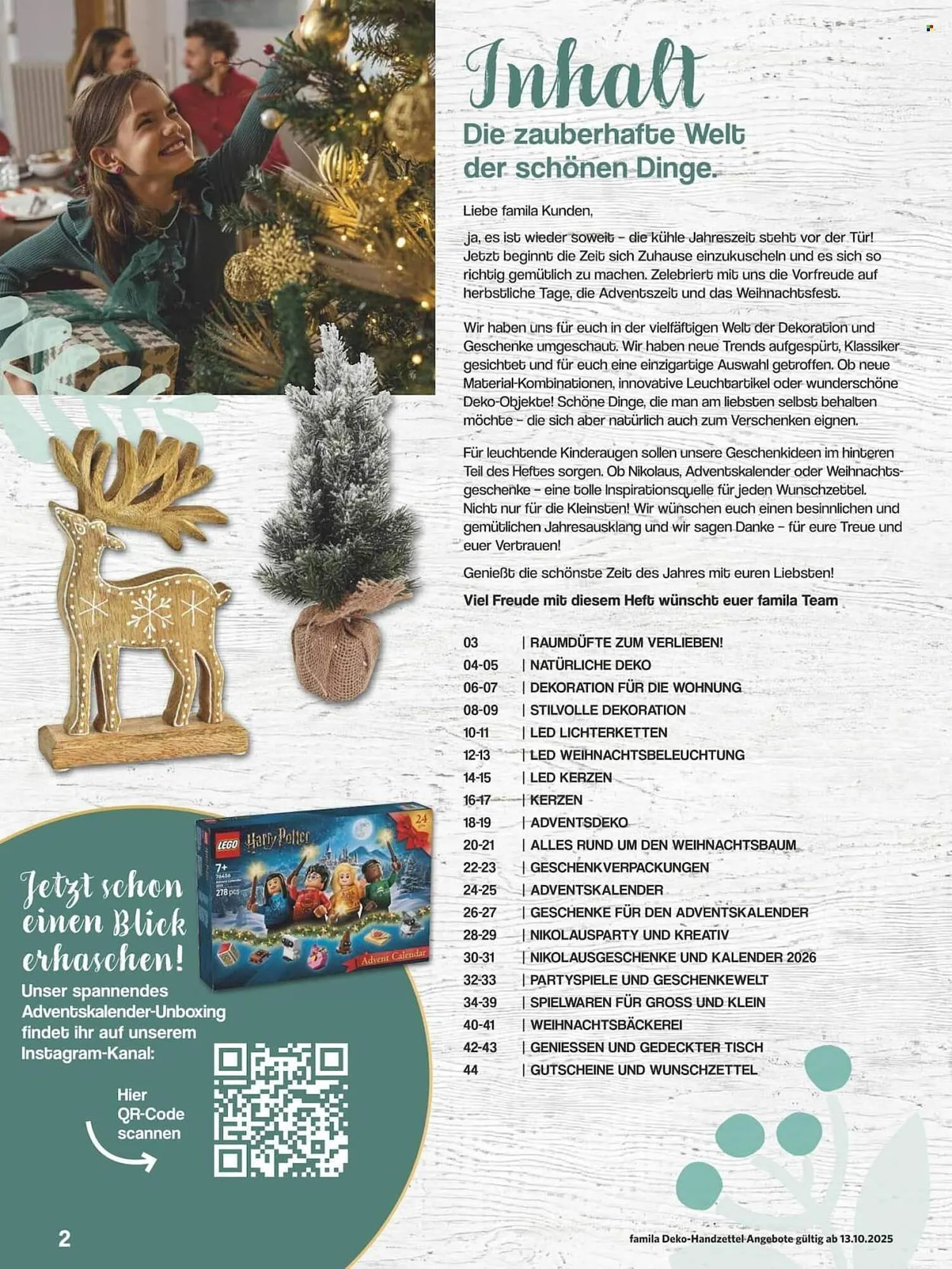 Famila Nord Ost Prospekt von 13. Oktober bis 31. Dezember 2025 - Prospekt seite 2