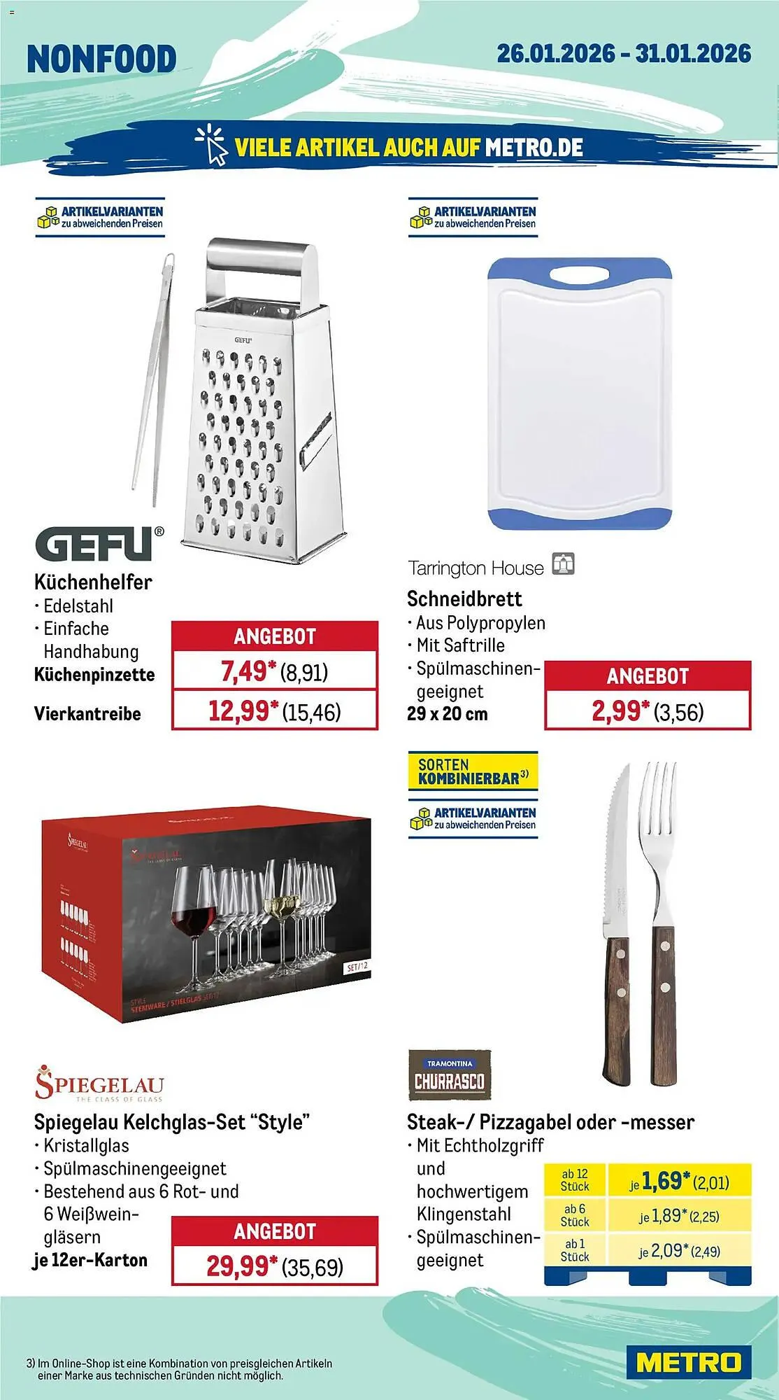 METRO Prospekt von 26. Januar bis 31. Januar 2026 - Prospekt seite 22