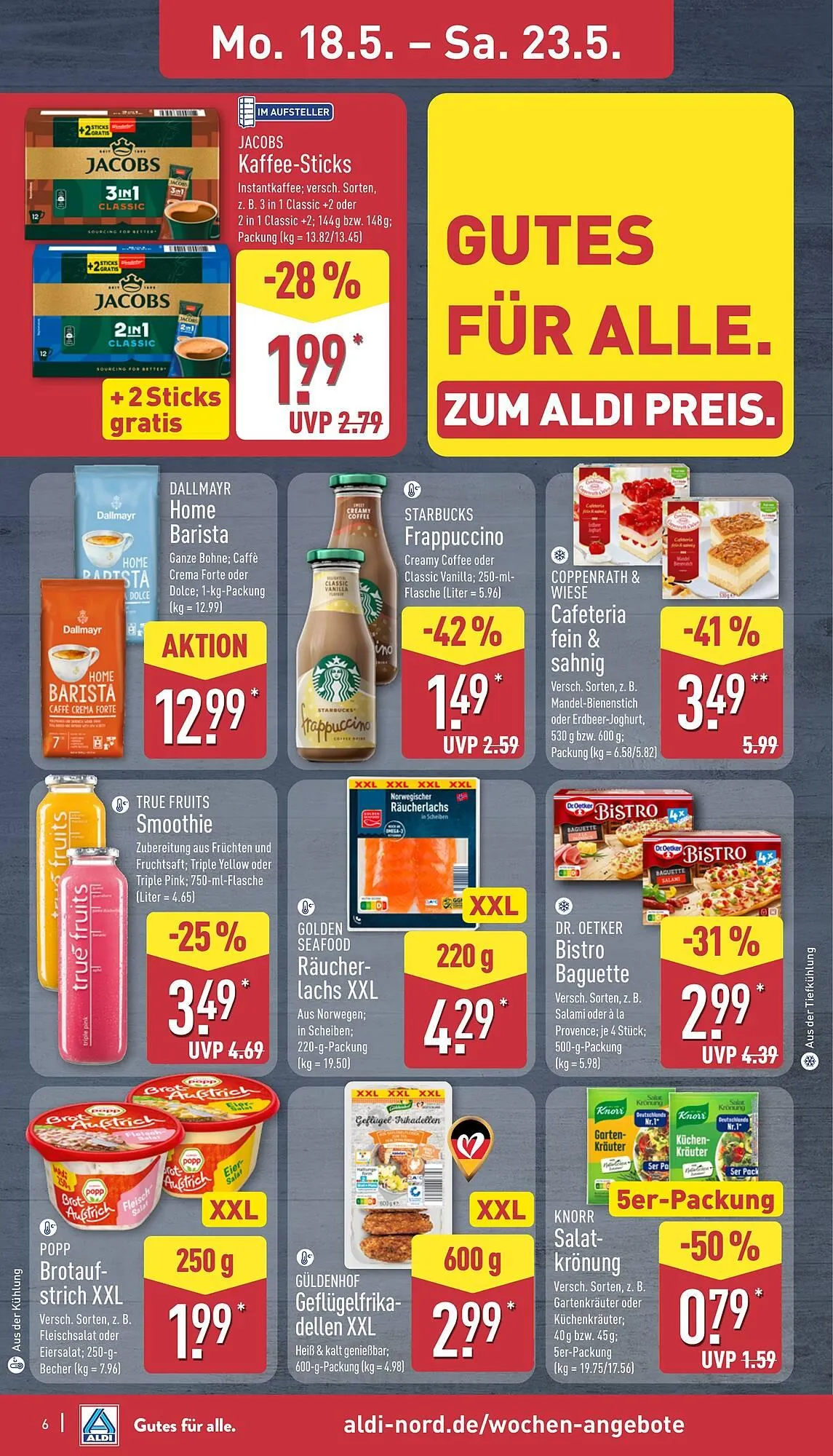 Aldi Nord Prospekt von 18. Mai bis 23. Mai 2026 - Prospekt seite 6